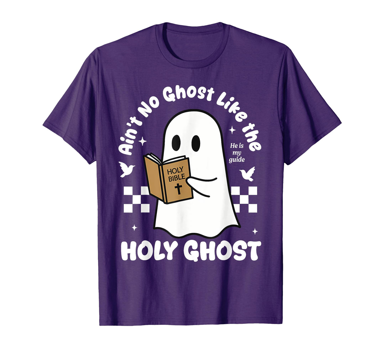 Holy Ghost Christian Fall, Funny Jesus, Cute Ghost Tee T-Shirt