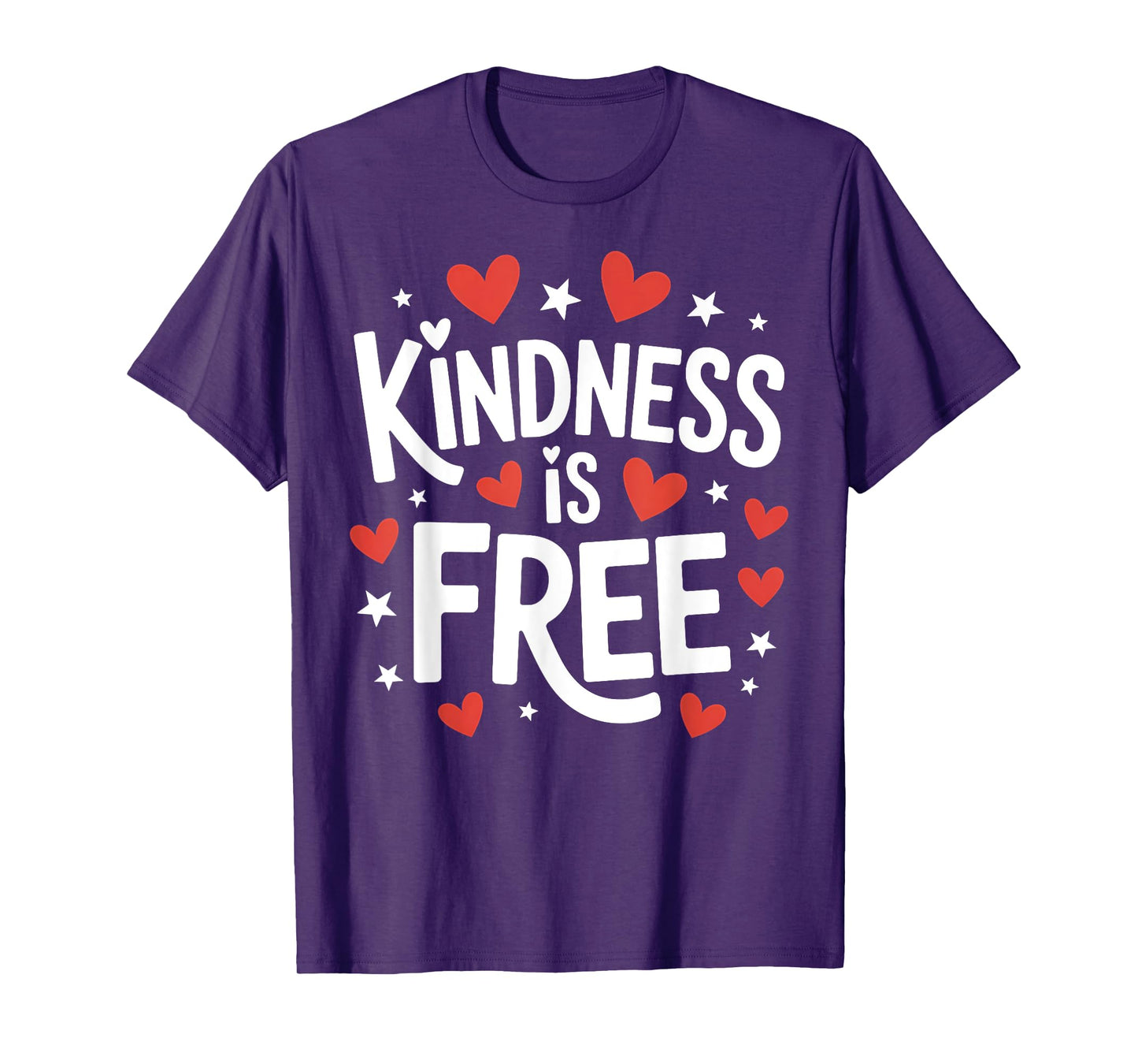 Kindness is Free Cute Simple Inspirational Quote T-Shirt
