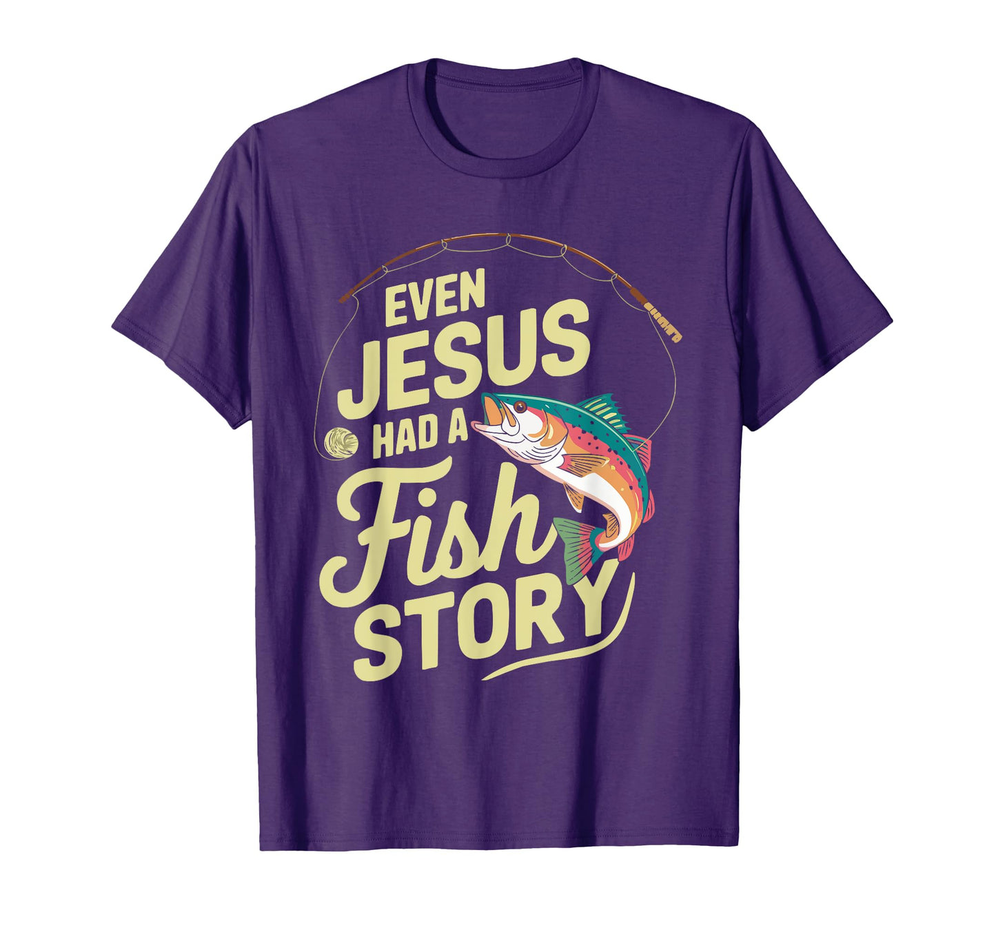 Fishing Jesus Christ Religion Christian Fisher Christianity T-Shirt