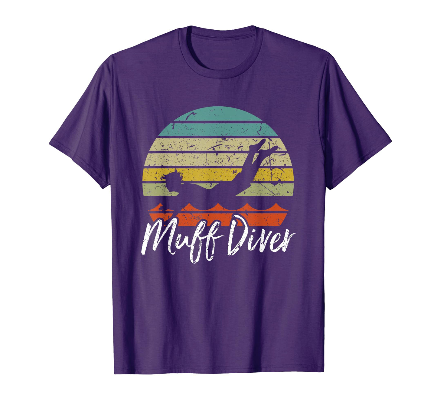 Funny Sexual Adult Humor Muff Diver Design T-Shirt