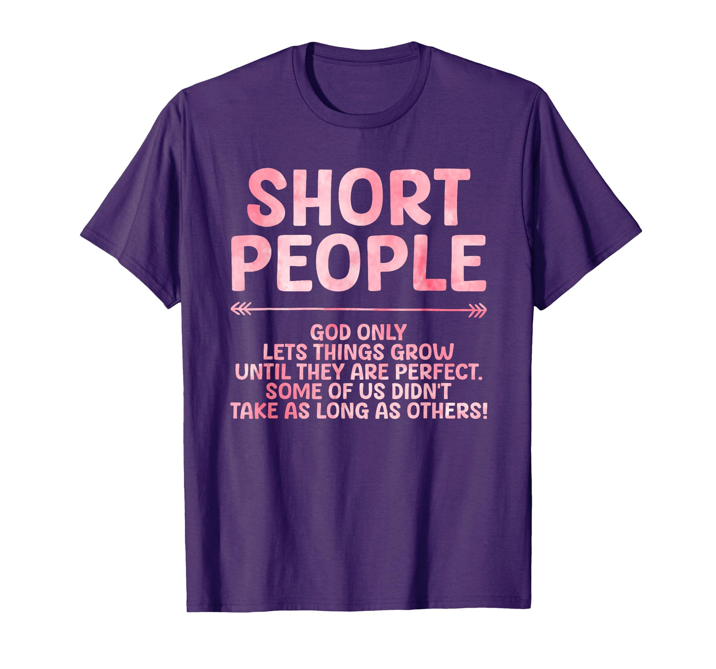 Funny Short People Art for Men Women Short Girl Short People T-Shirt