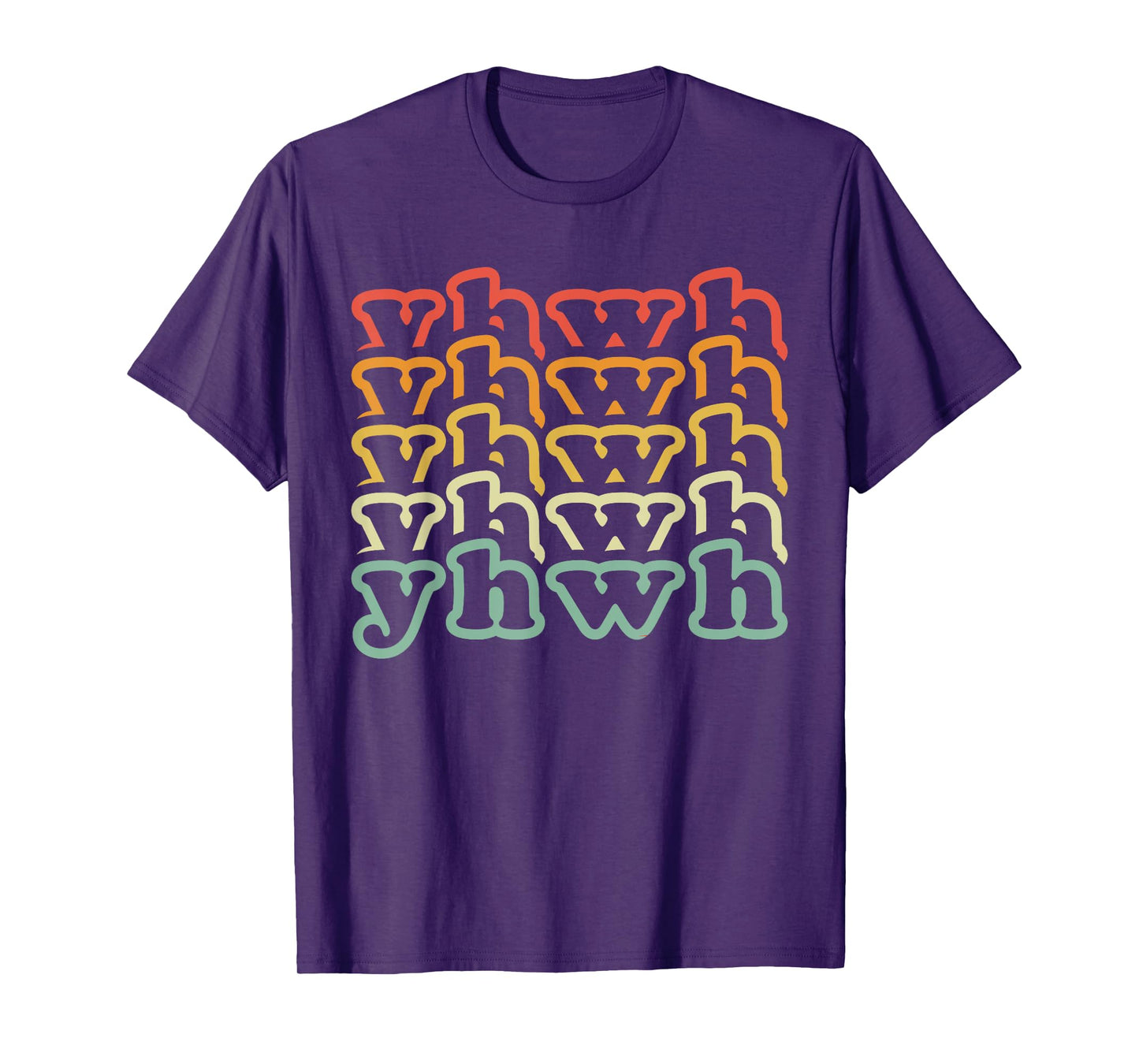 Yahweh Retro Christian Faith Believer Hebrew YHWH Yahweh T-Shirt