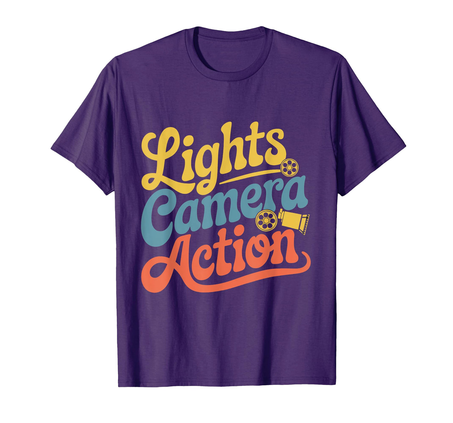 Director Film Crew Lights Camera Action Video Producer Quote T-Shirt