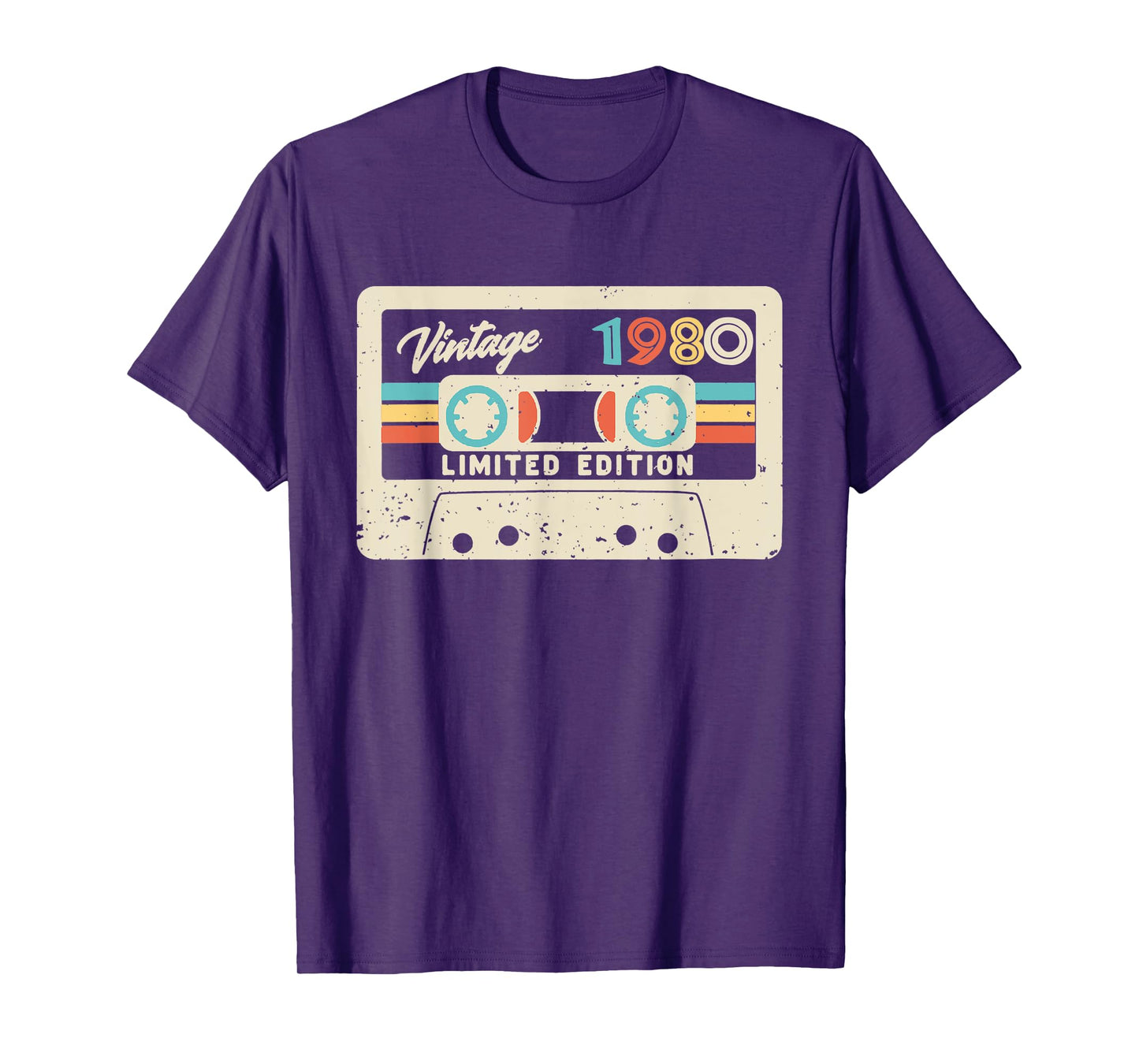 42nd Birthday Tee Gift Vintage 1980 Limited Edition Cassette T-Shirt