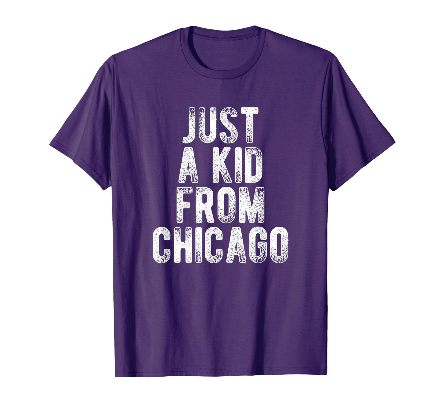 Just A Kid From Chicago Retro Love Hometown Chicago T-Shirt