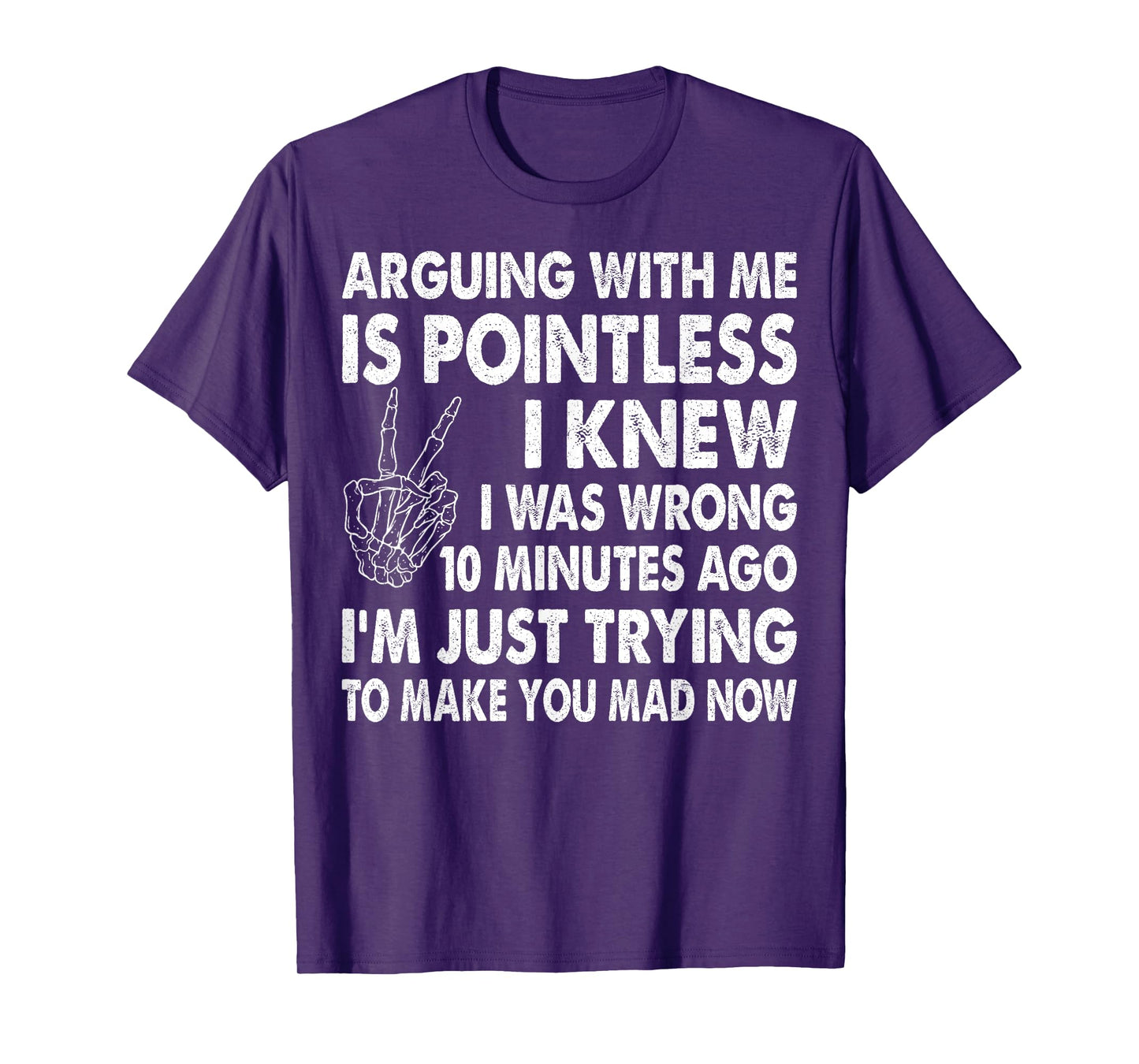 Arguing With Me Is Pointless I Knew I Was Wrong 10 Minutes T-Shirt