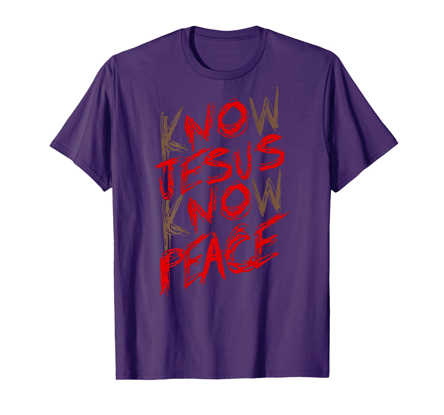 Know Jesus Know Peace (on back) T-Shirt