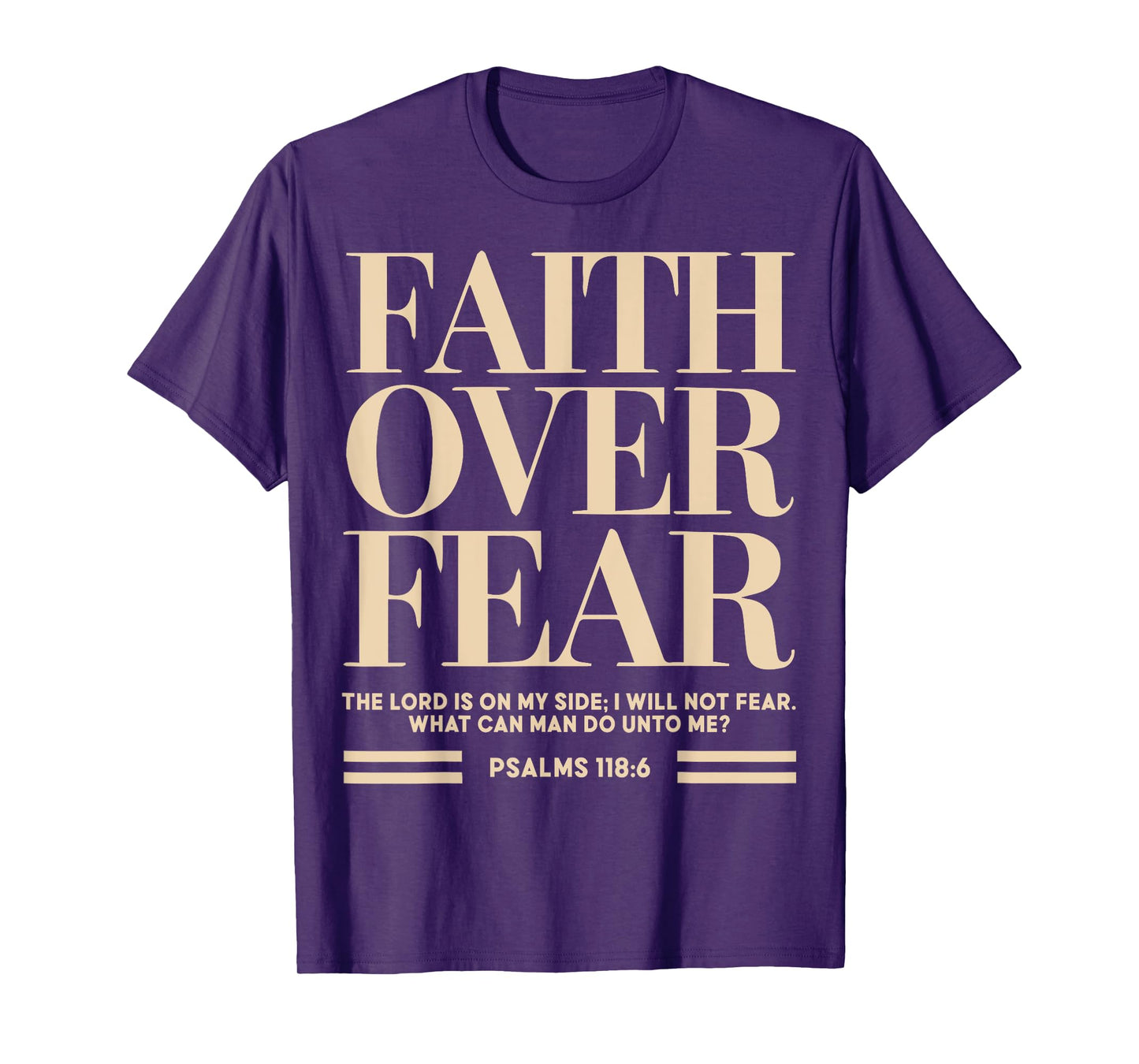 Faith Over Fear Christian Jesus Toddler God Son Sister Boys T-Shirt