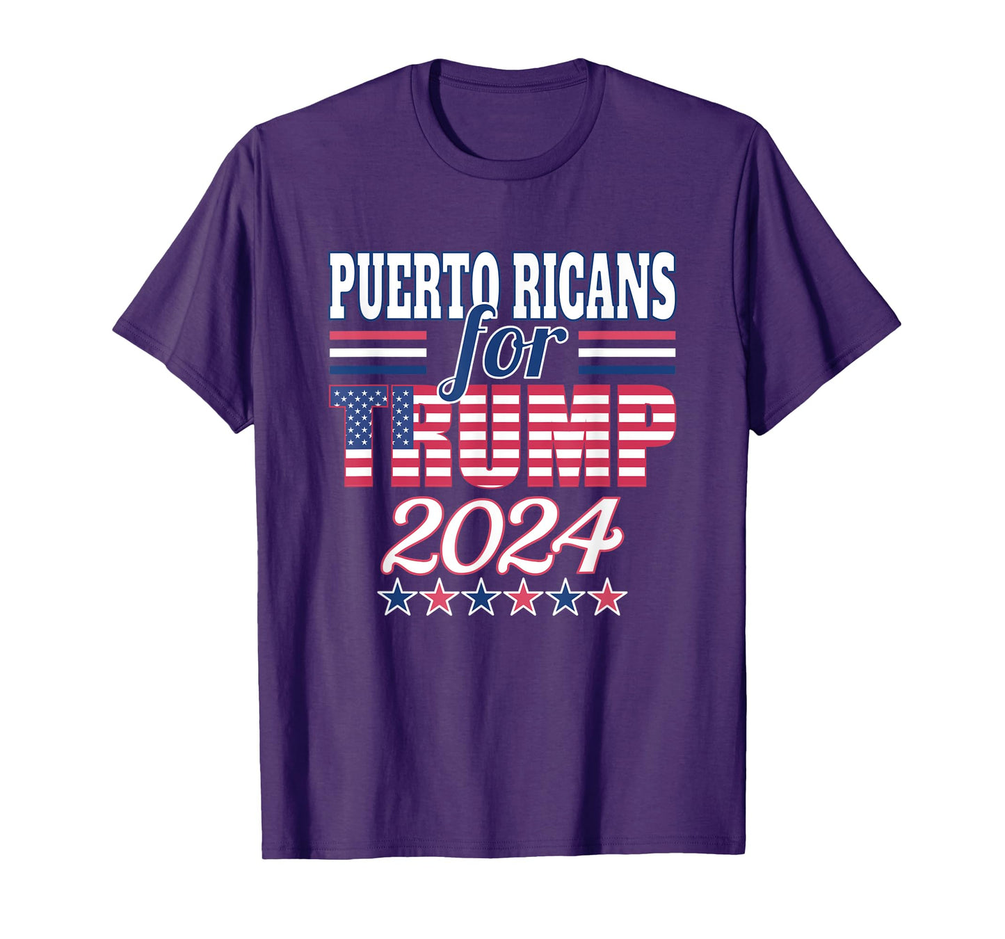 Puerto Ricans For Trump Pro Trump Supporter 2024 Election T-Shirt
