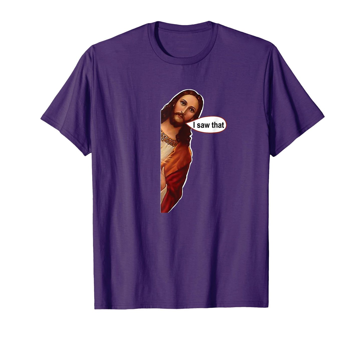 Jesus I saw that, cute graphic top tee short sleeve T-Shirt