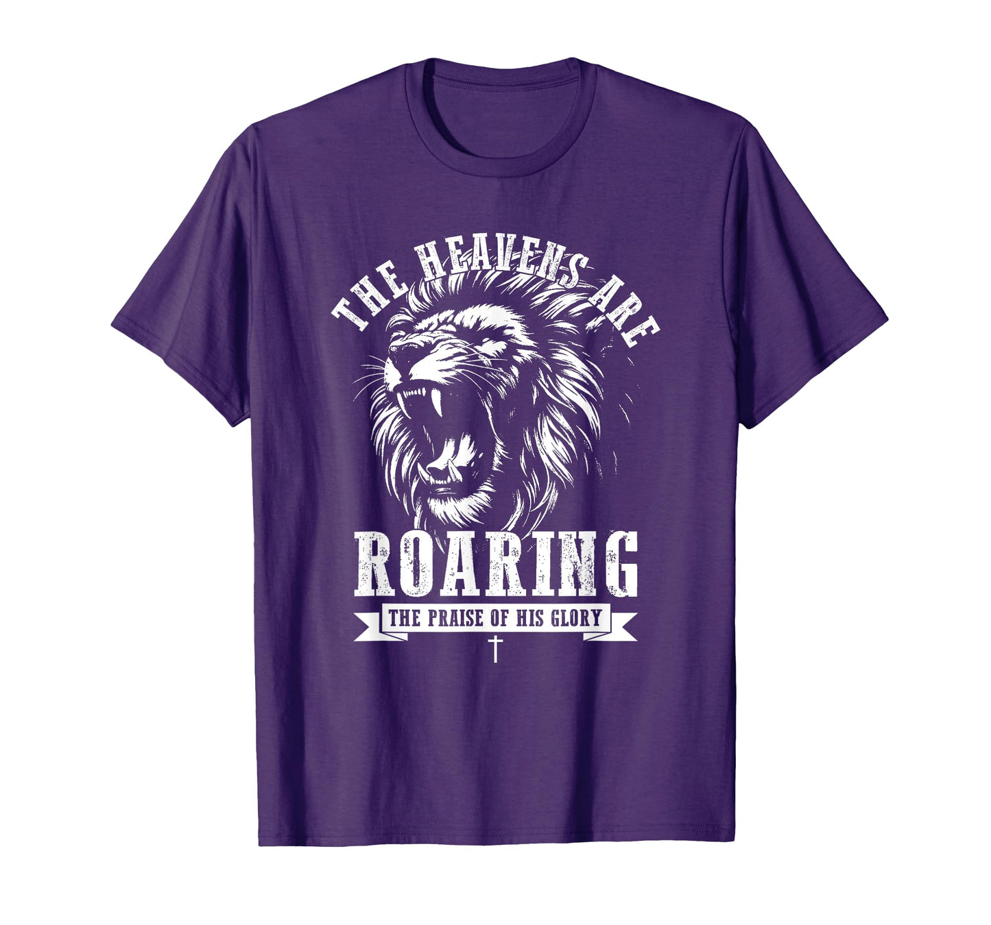 The Heavens Are Roaring, Retro Christian Bible Verse T-Shirt