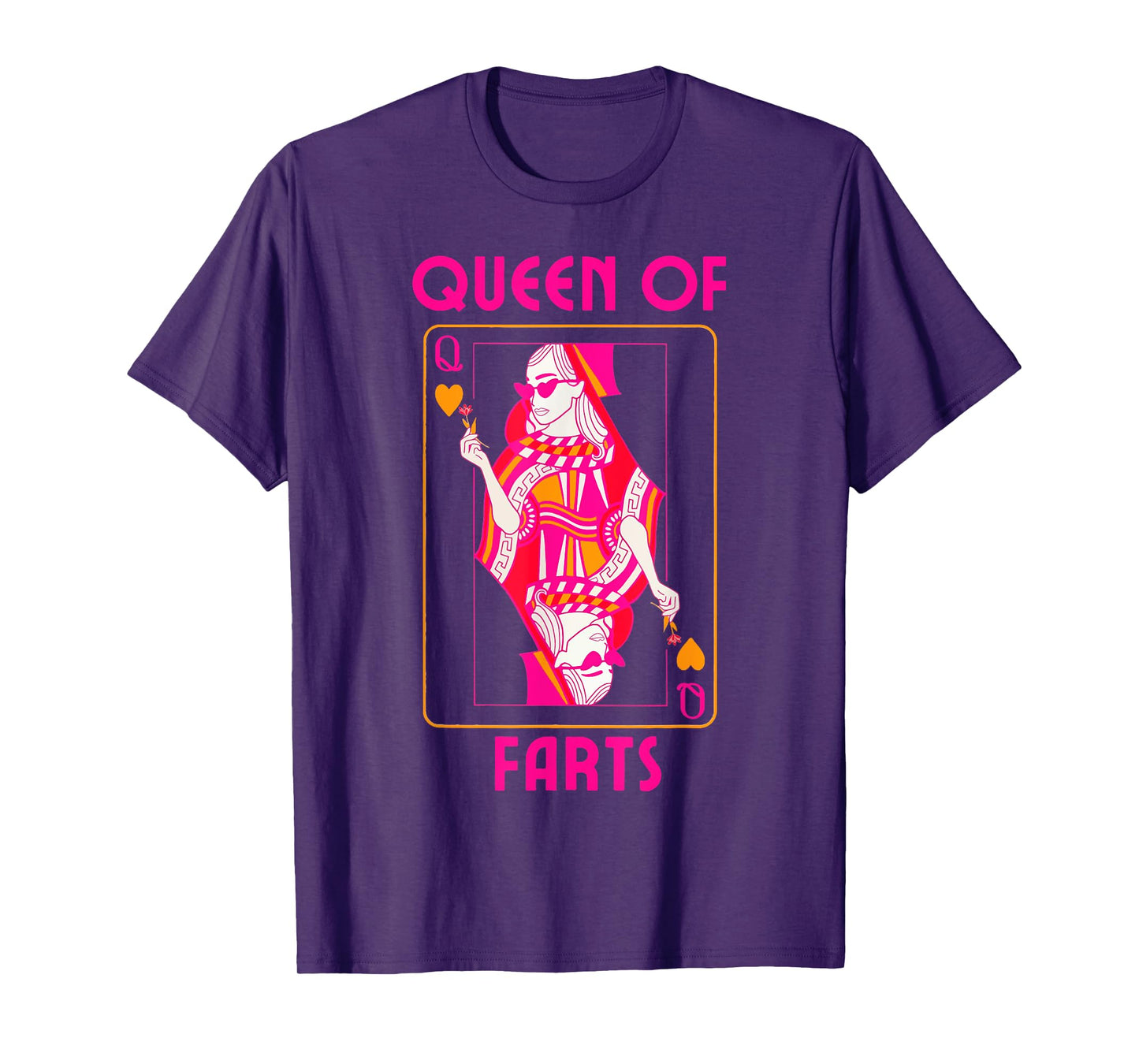 Queen of Farts Embarrassing Joke Adult Humor Men Women T-Shirt
