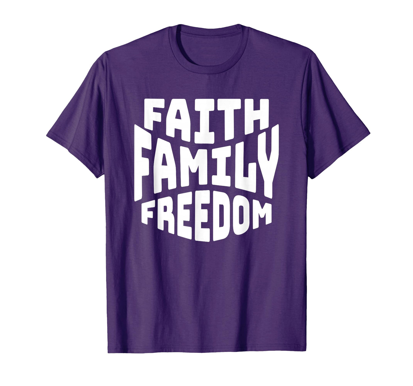 Faith Family Freedom Christian T-Shirt