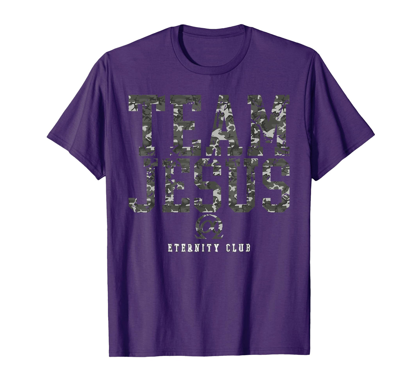 Team Jesus Christ EternityClub CAMO Christian Christmas Gift T-Shirt