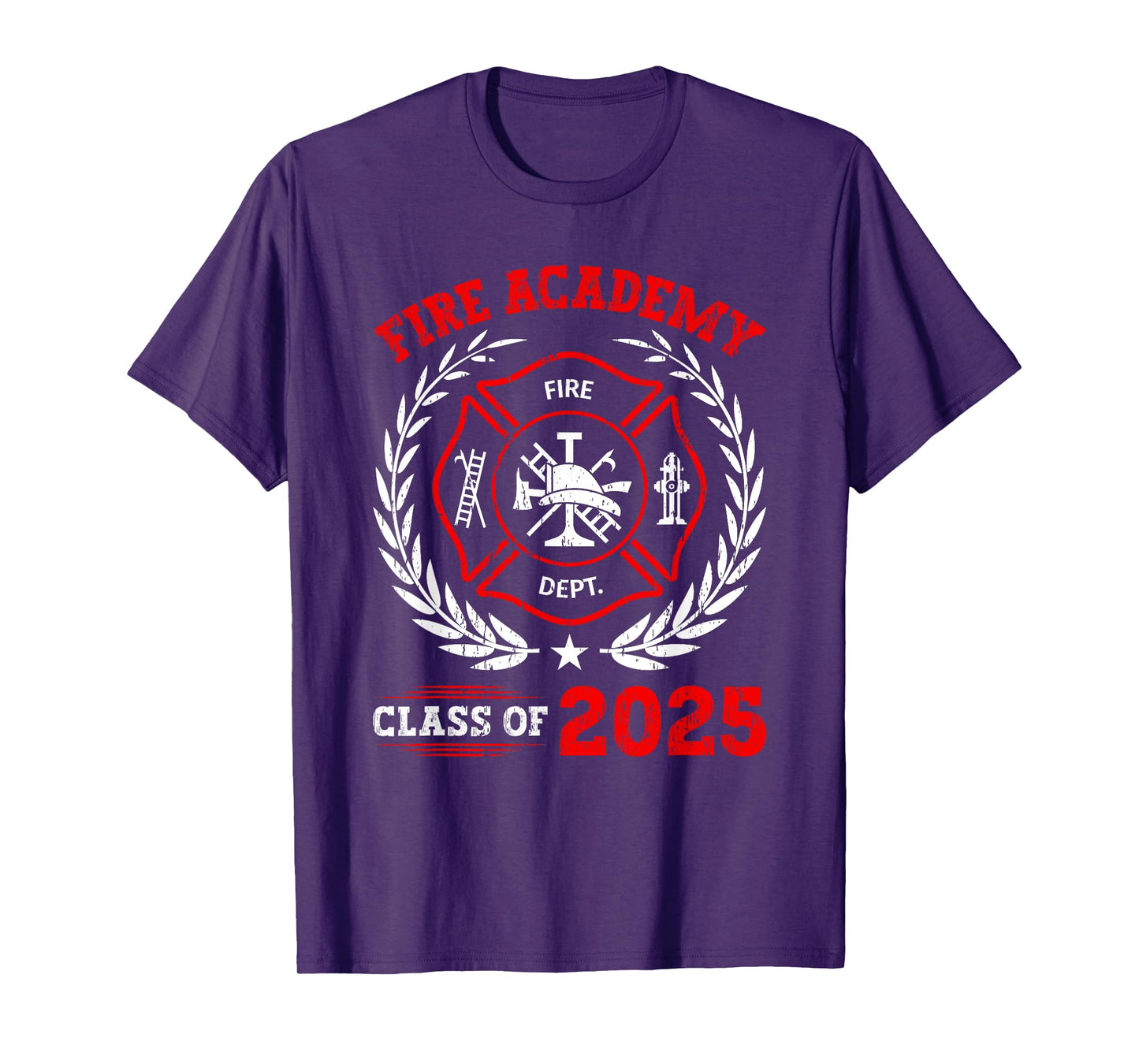 Fire Academy Class Of 2025 Graduation Future Firefighter T-Shirt