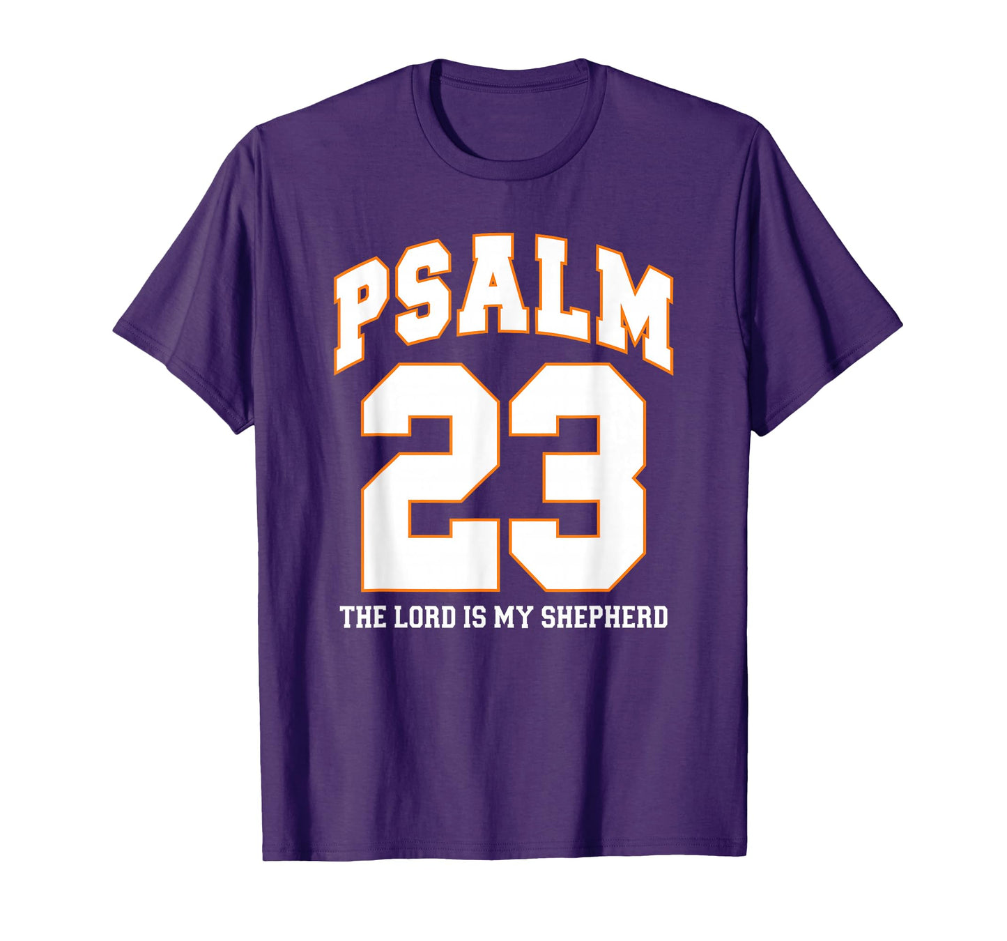 Sports Fan, Psalm 23 The Lord is My Shepherd Christian Faith T-Shirt