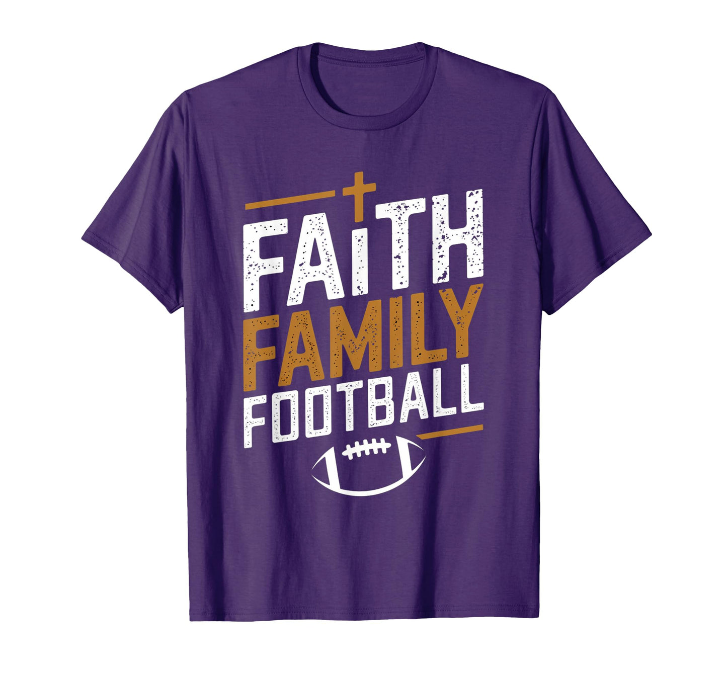 Family Football Christian Design for Men T-Shirt