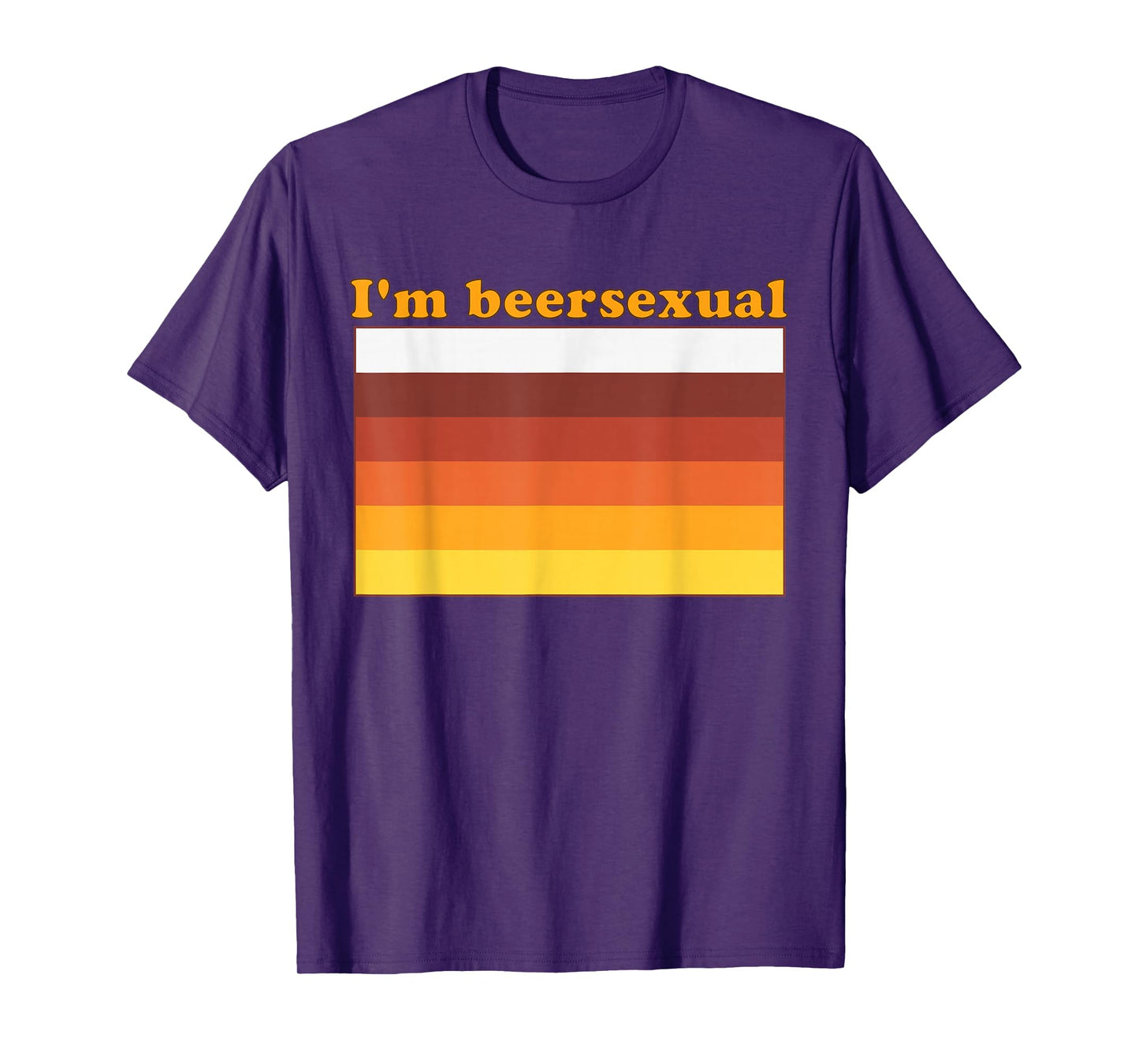 I'm Beersexual Beer Drinking LGBTQ Pride Design T-Shirt