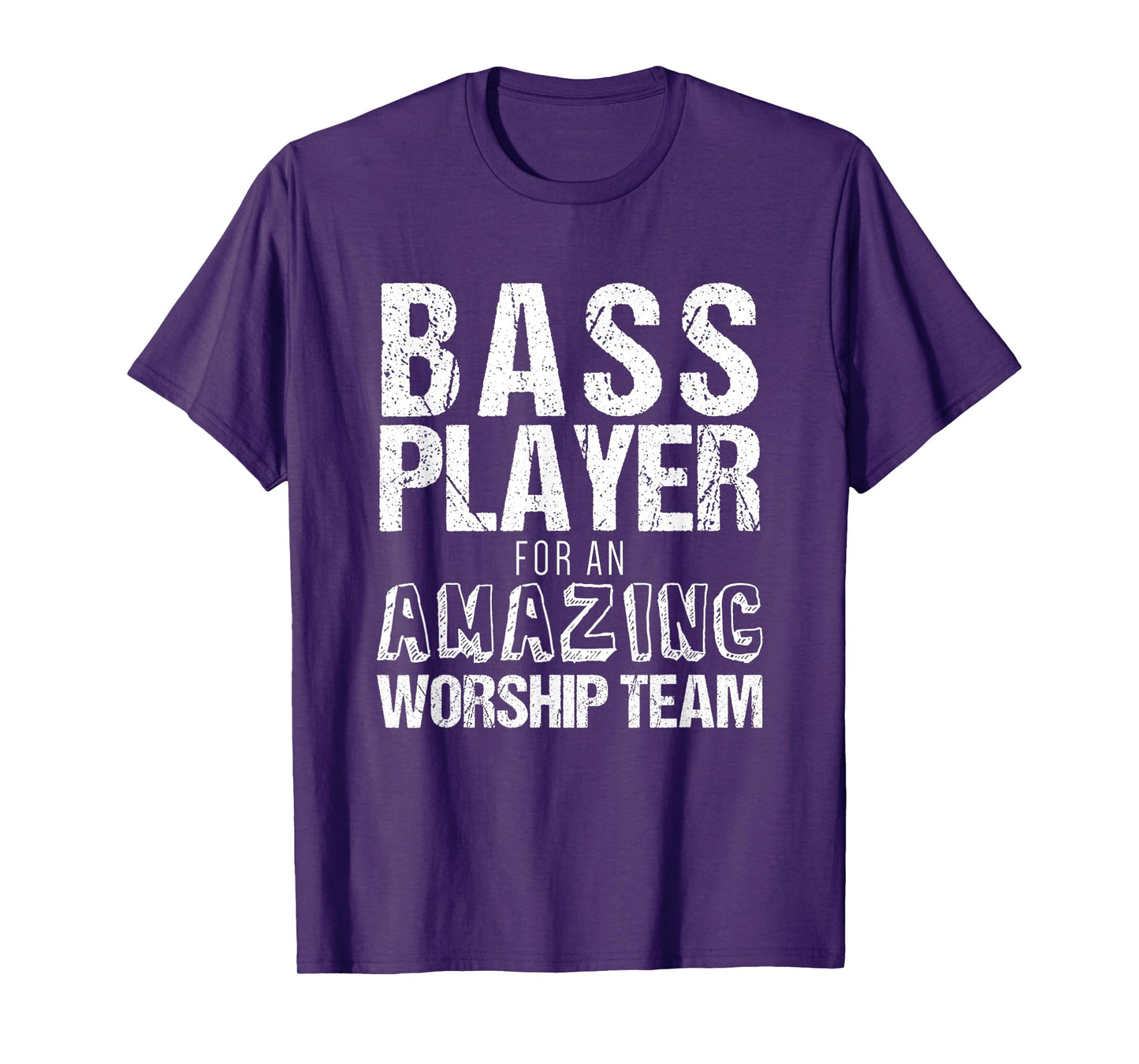 Christian Bass Guitar Shirt | Bass Player Amazing Worship T-Shirt