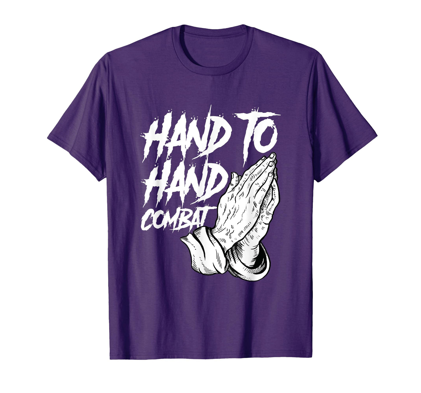 Praying Hands Christian Hand To Hand Combat T-Shirt