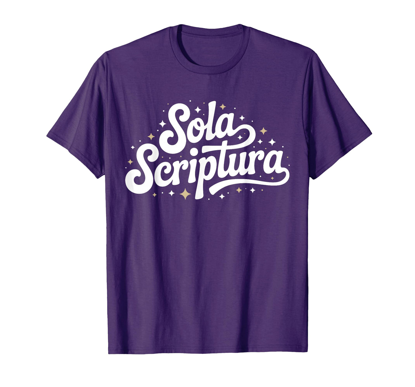 Retro Sola Scriptura Reformed Christian Theology Design T-Shirt