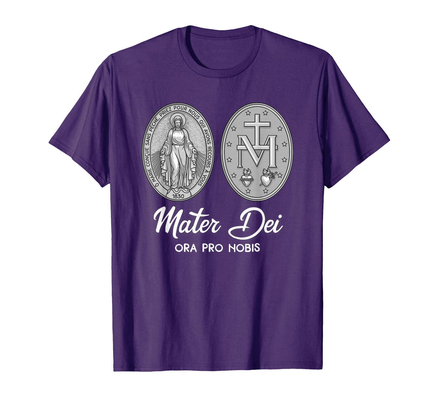 Miraculous Medal Marian Our Lady Catholic T-Shirt