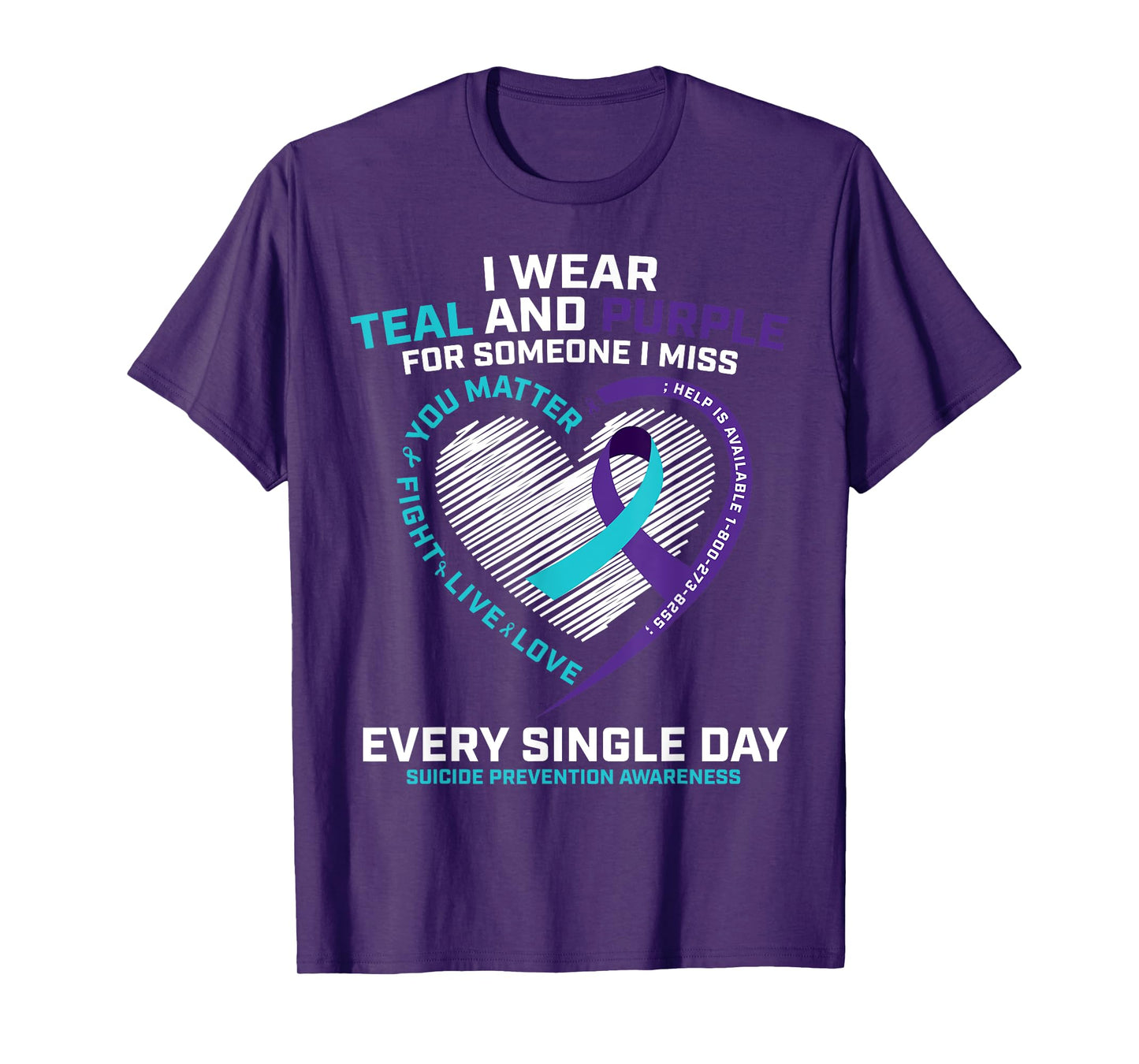 In Loving Memory Shirts Tshirt Suicide Prevention Awareness T-Shirt