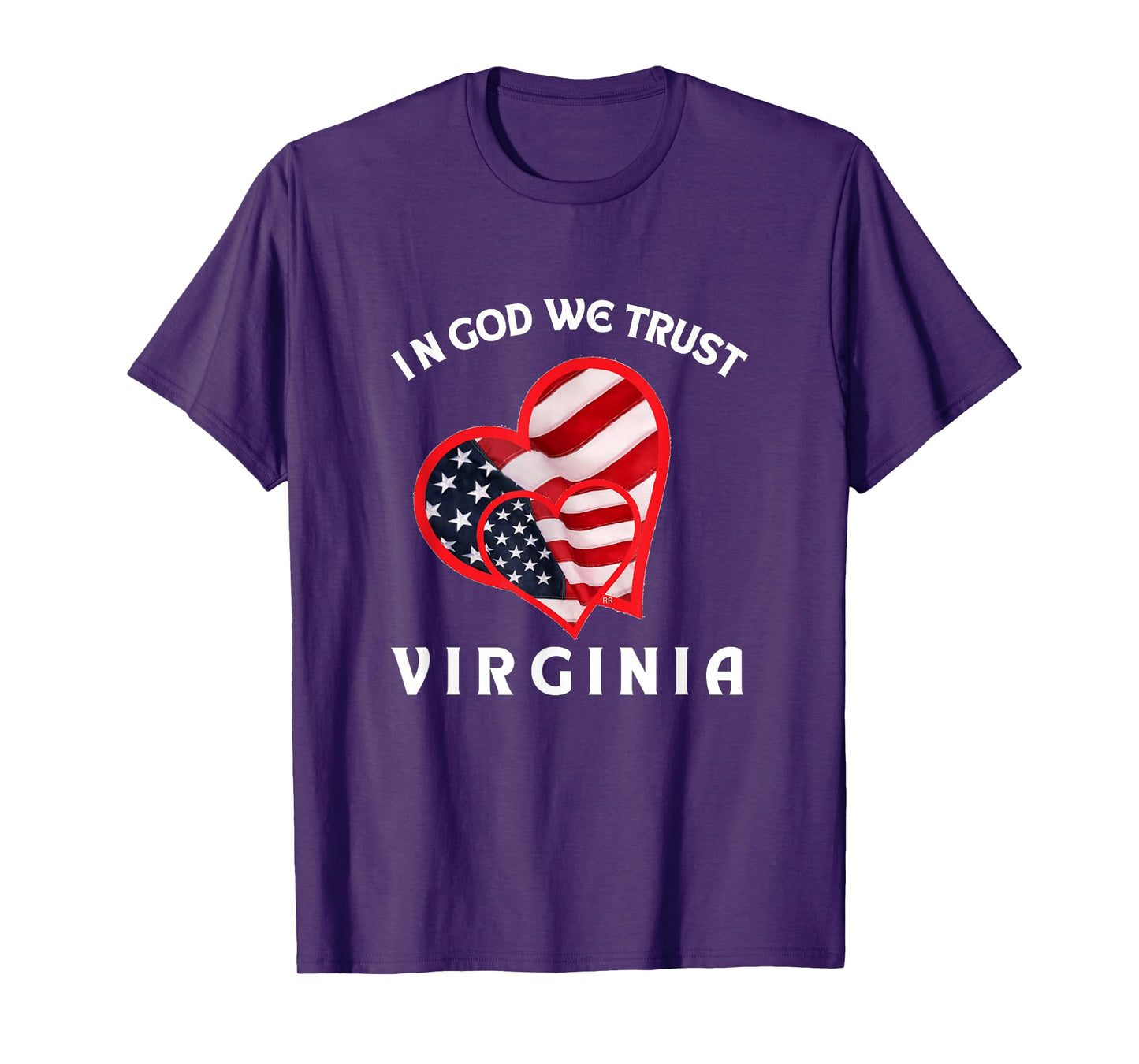 July 4th WE Trust GOD Virginia State T-Shirt