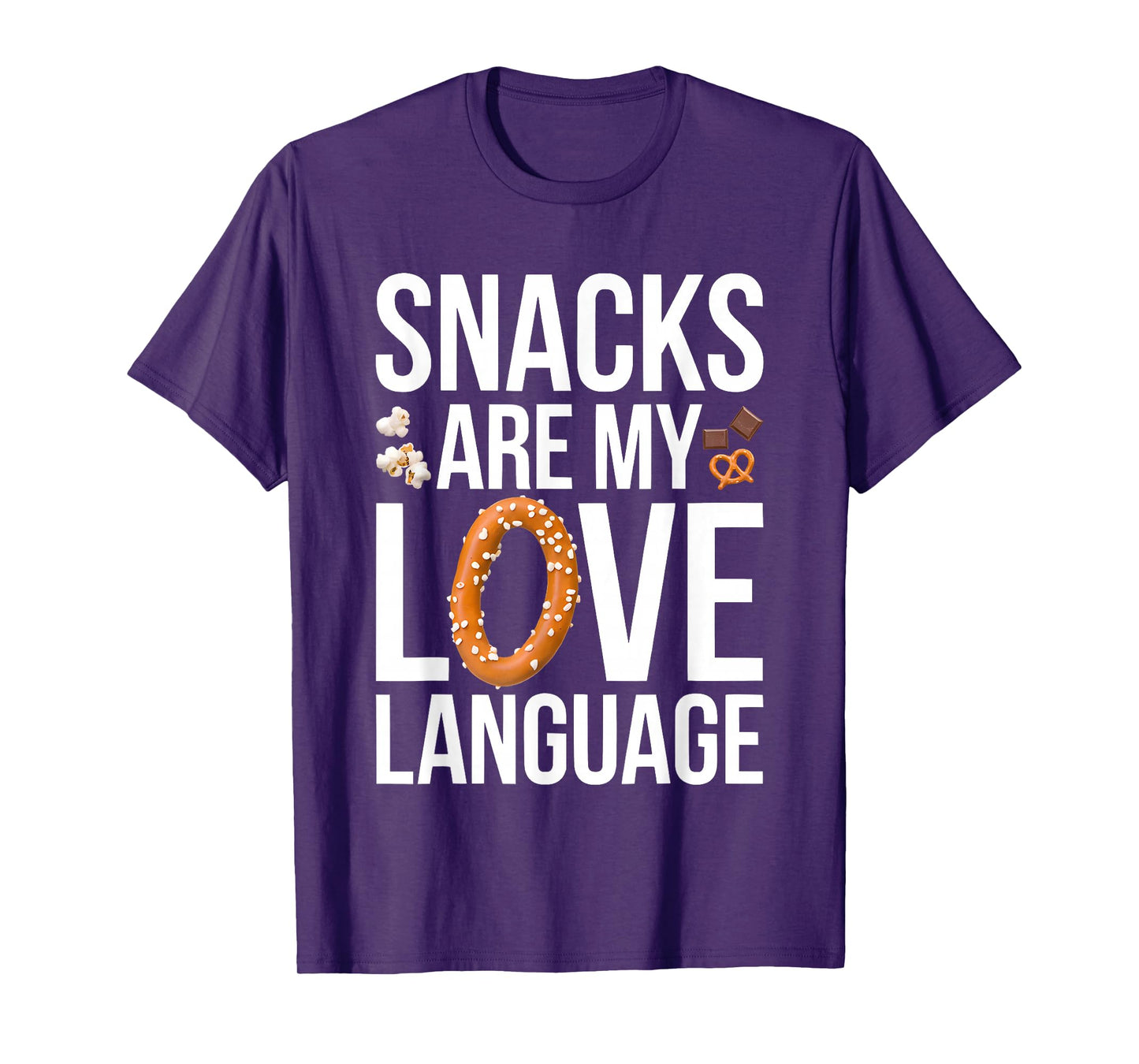 Snacks Are My Love Language Shirt Toddler Valentines Day T-Shirt