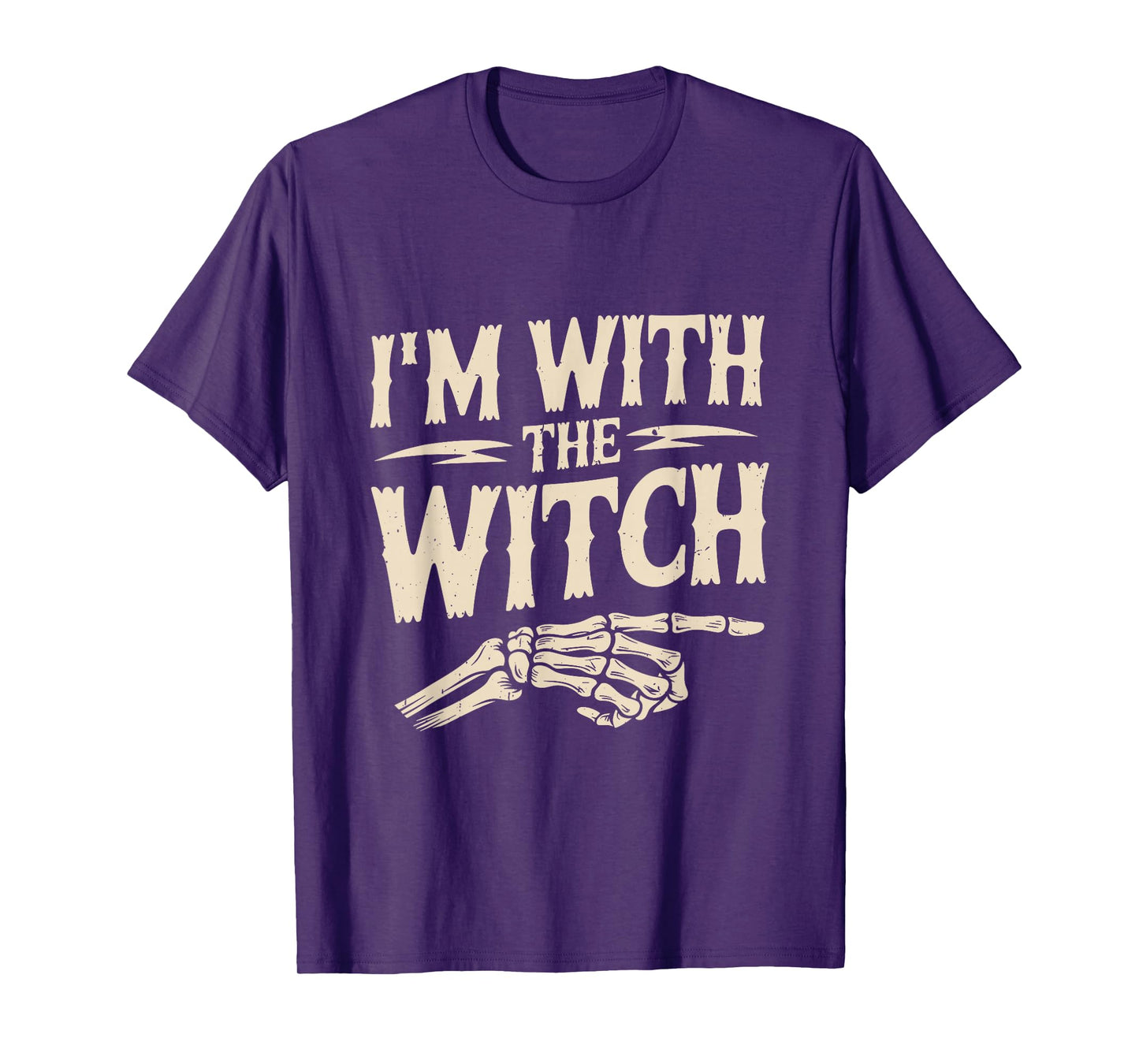 I'm with The Witch Funny Halloween Costume T-Shirt