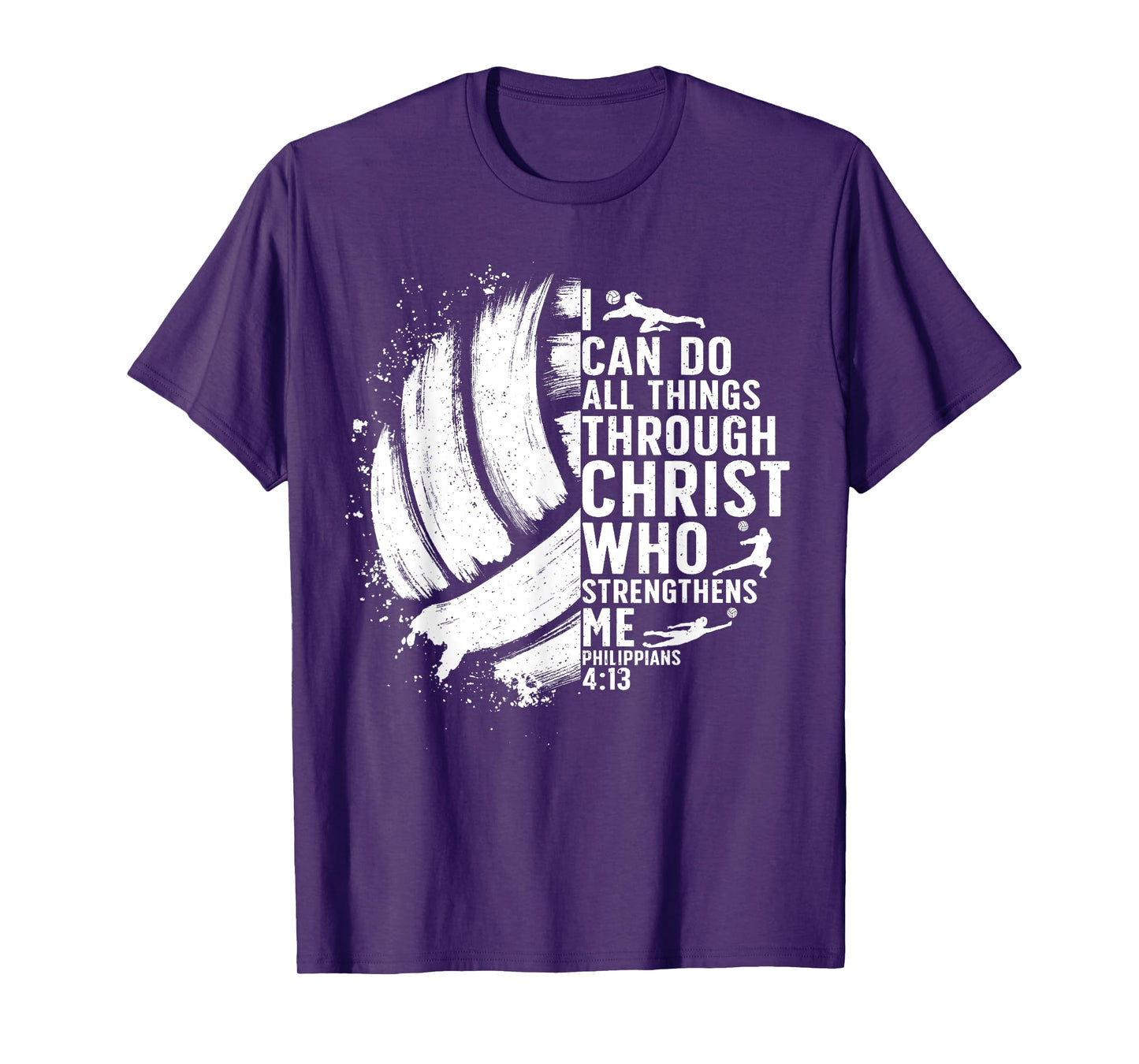 Funny Volleyball Christian Design For Men Women Boys Girls T-Shirt