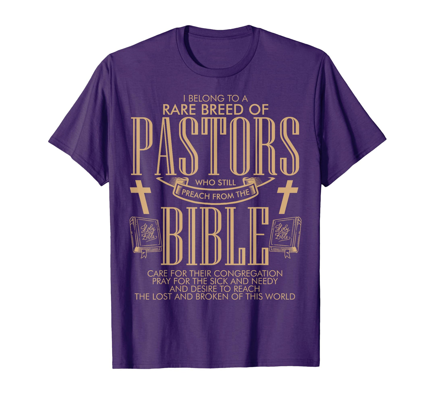 I Belong To A Rare Breed of Pastors and Preachers Saying T-Shirt