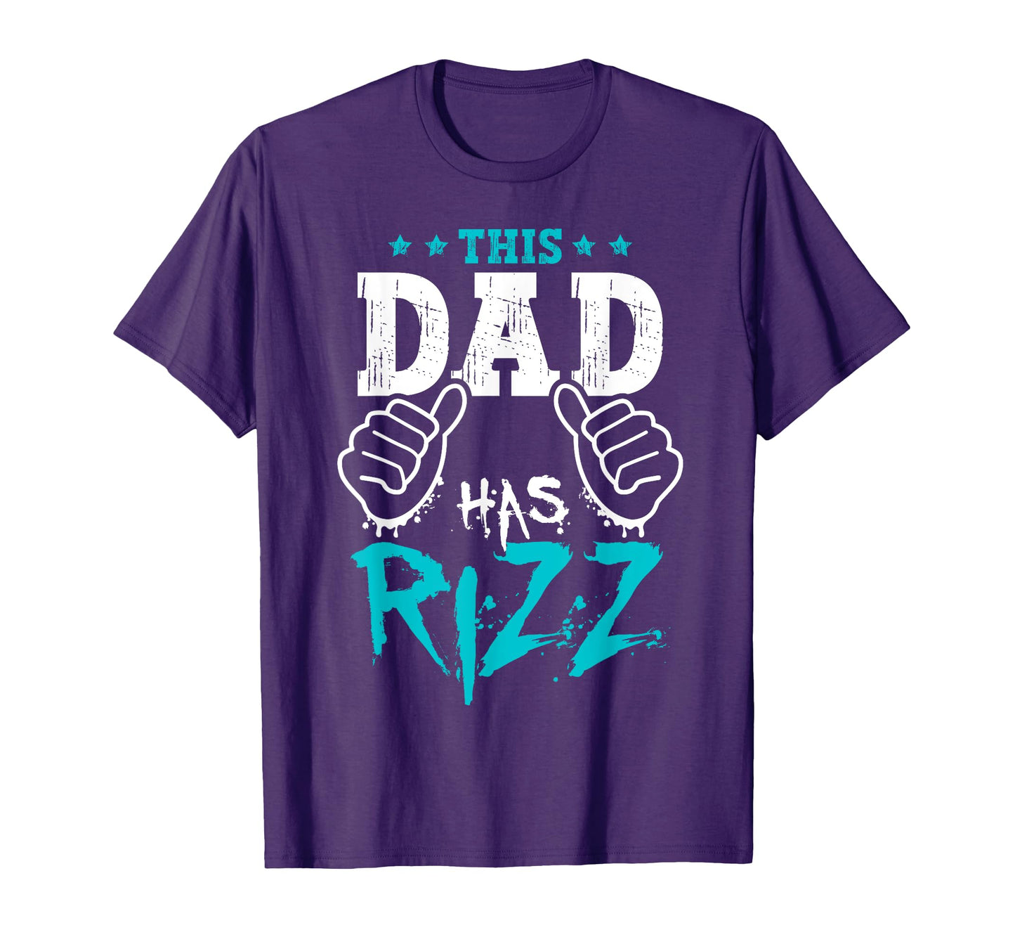 This Dad Has Rizz Meme Funny Rizzler Daddy Fathers Day T-Shirt