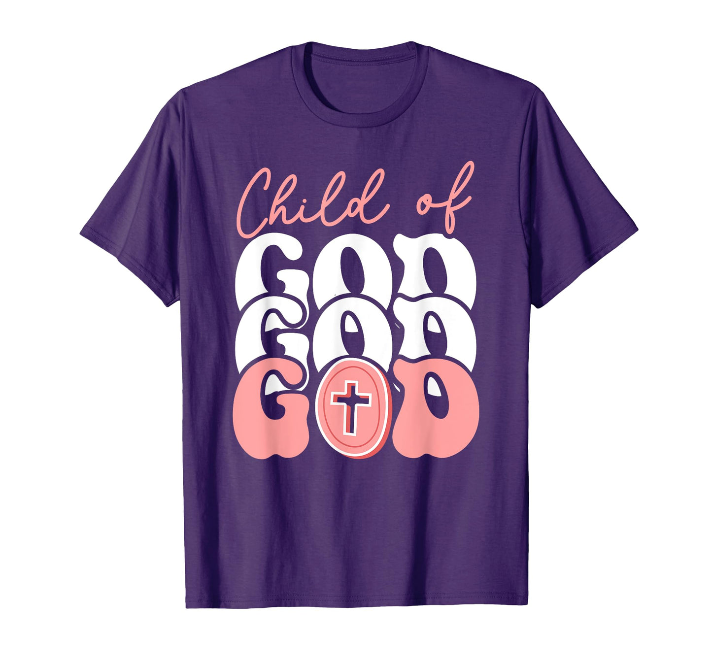 A Child of God The Way The Truth The Life Jesus Cross Lion T-Shirt