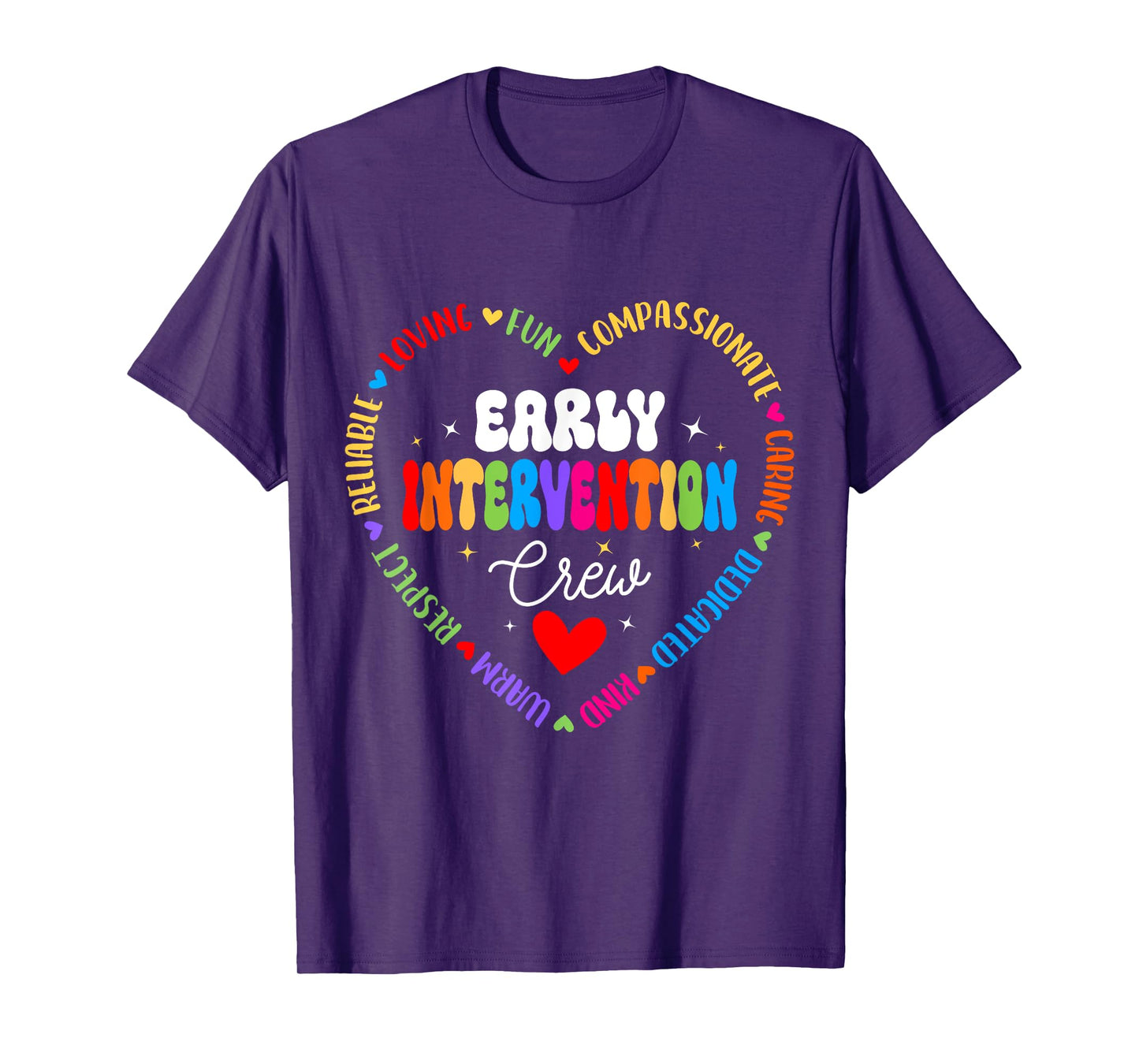 Intervention Teacher Team Early Intervention Crew T-Shirt