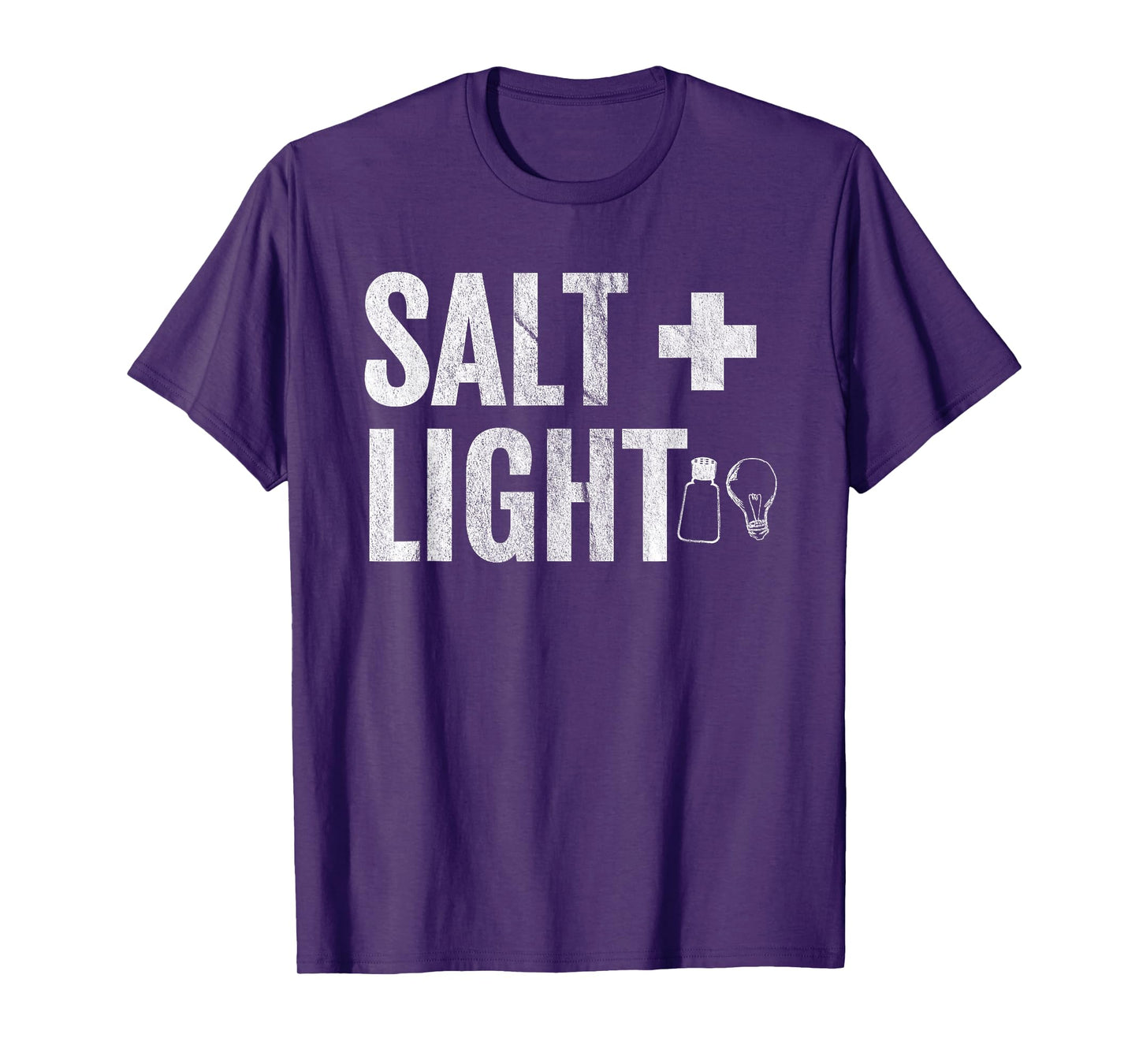 Salt & Light T-Shirt Matt 5:13-16 Bible Verse Christian Tee T-Shirt