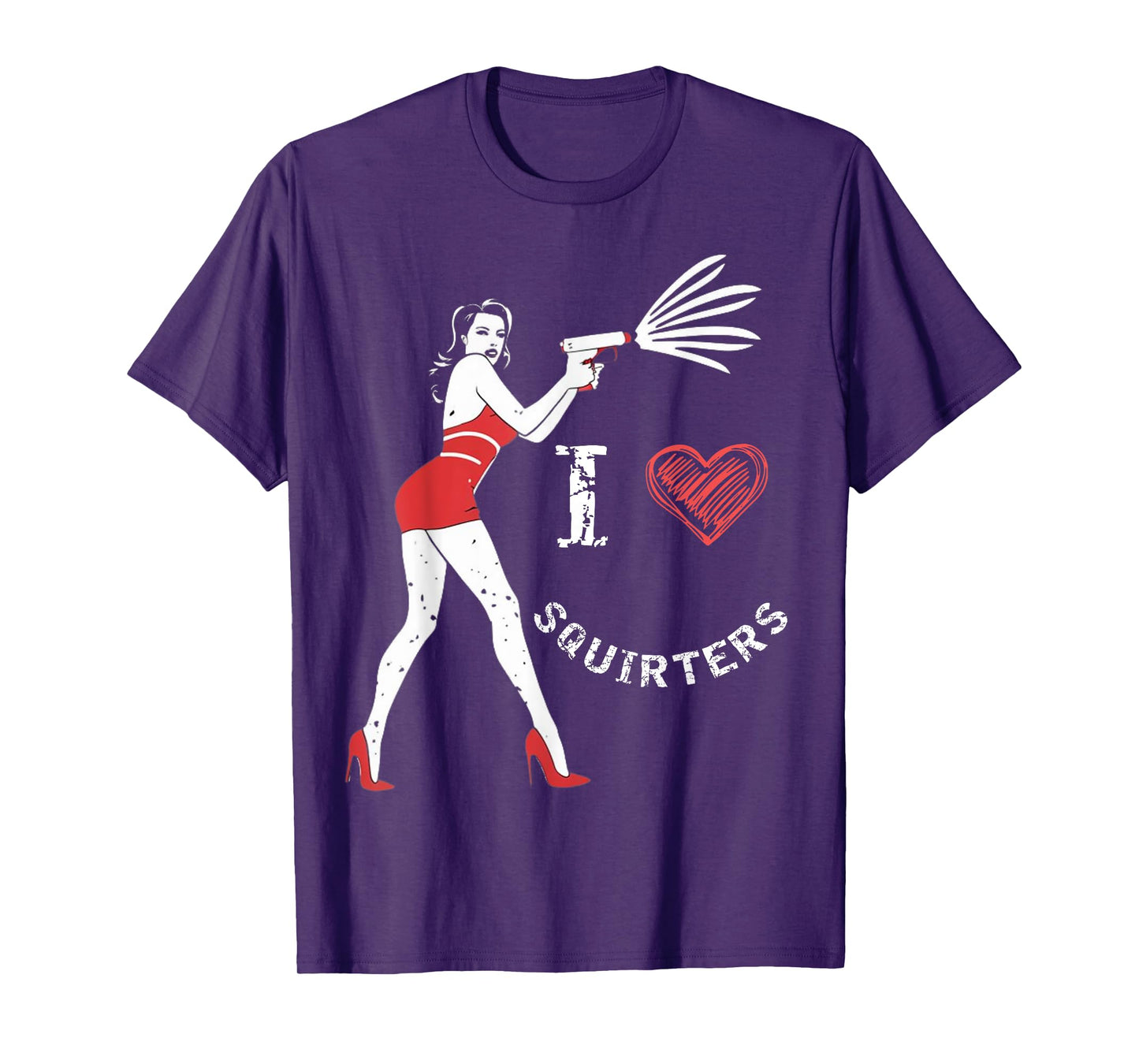 I Love Squirters Funny I Heart Squirters T-Shirt