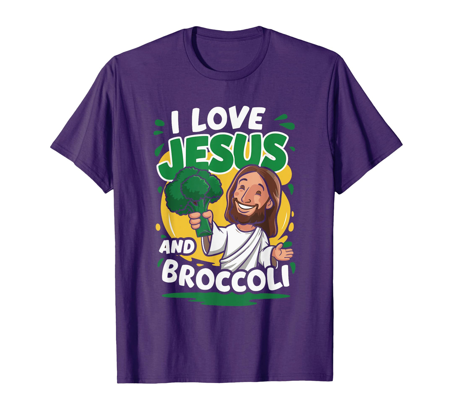I Love Jesus And Broccoli T-Shirt