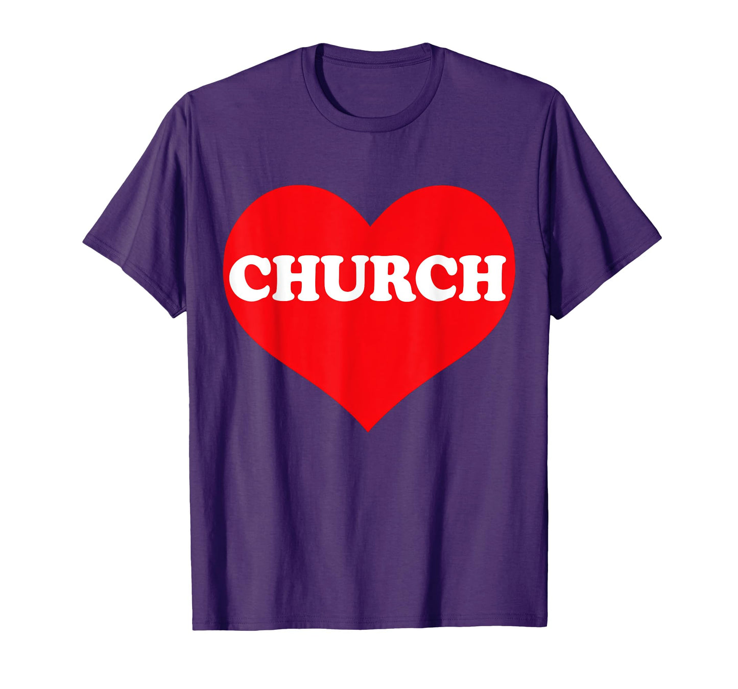 I Heart Church, I Love Church Custom T-Shirt