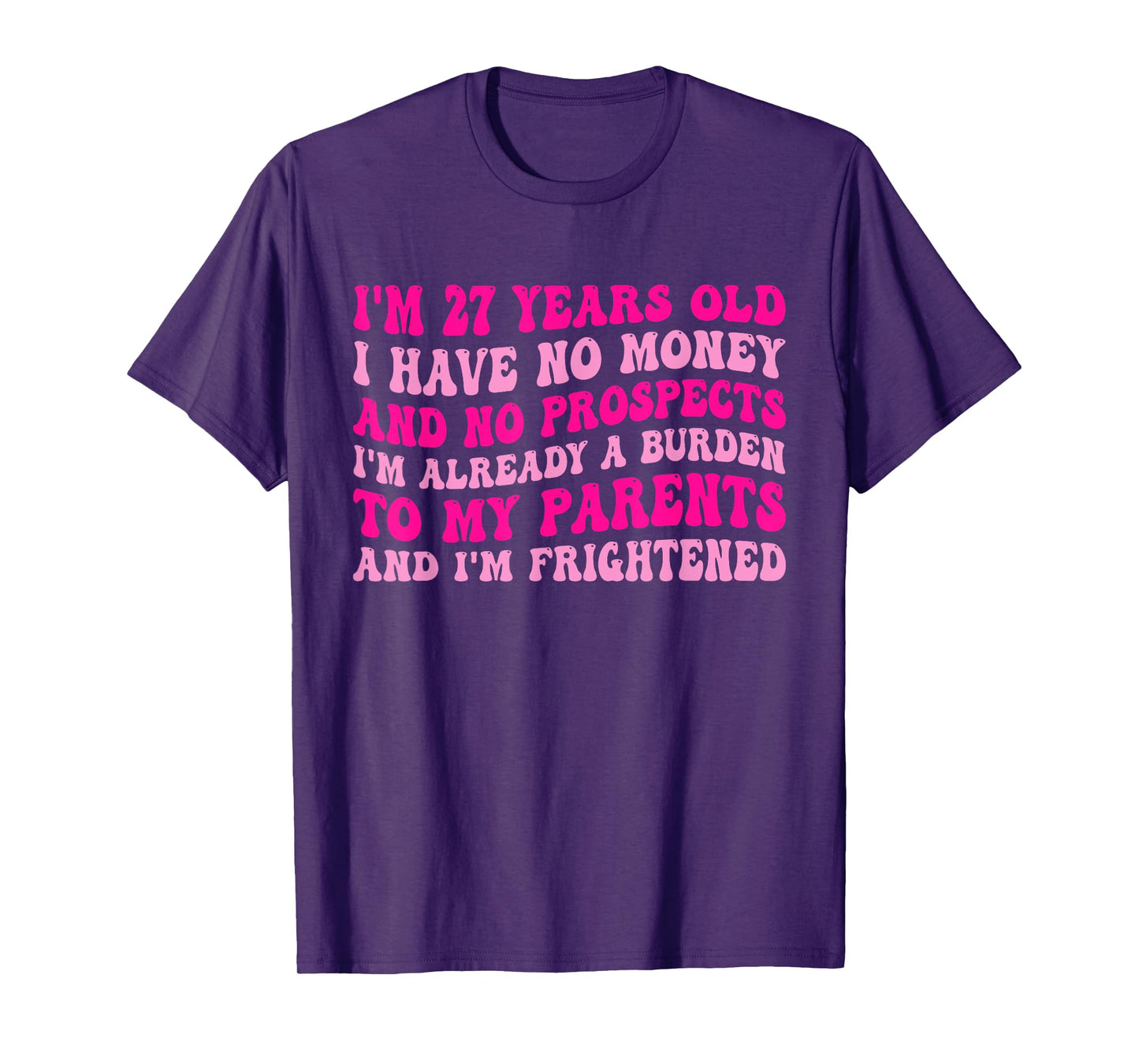 I'm 27 Years Old I Have No Money And No Prospects T-Shirt