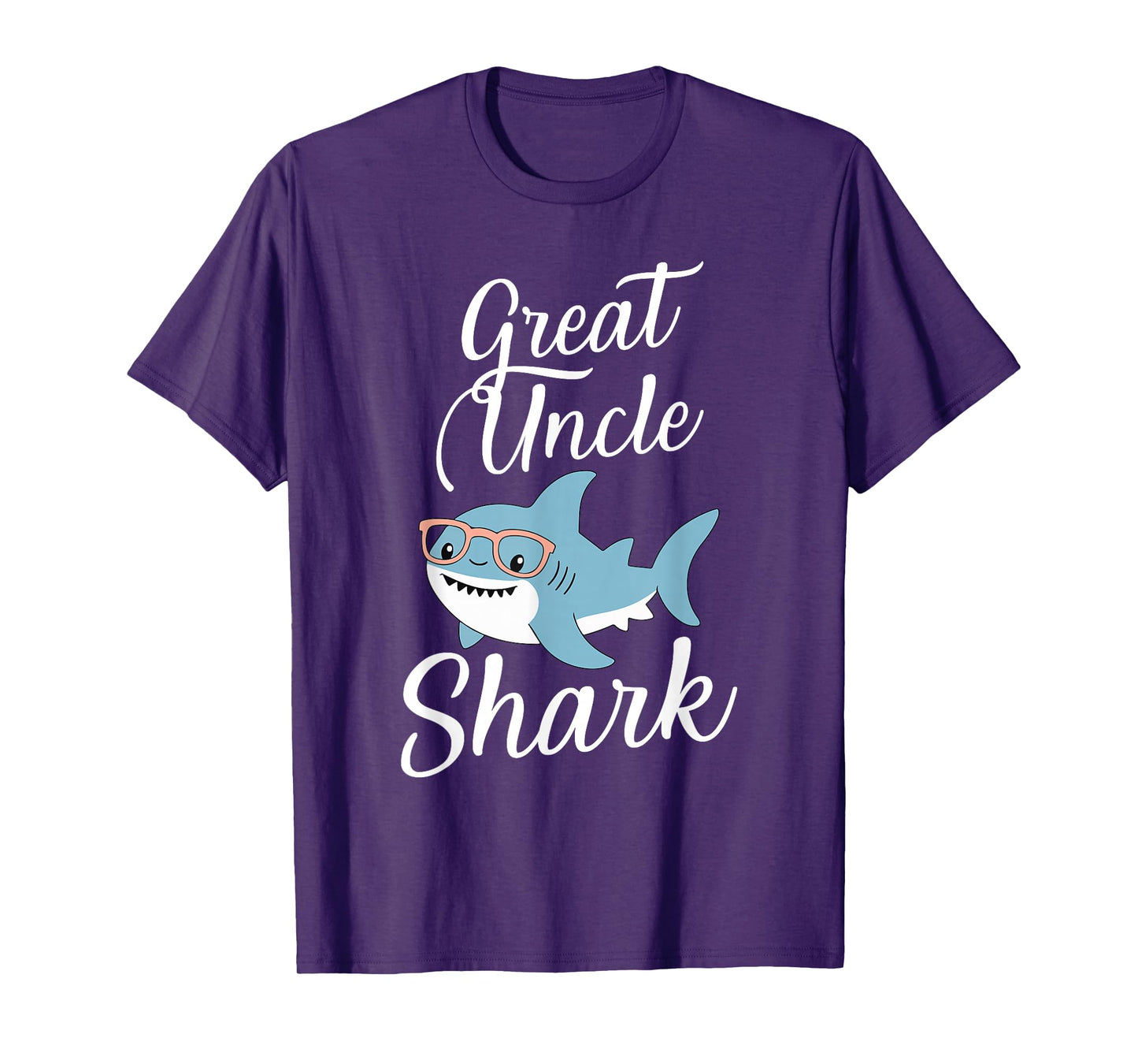 Great Uncle Shark Funny Matching Family T-Shirt