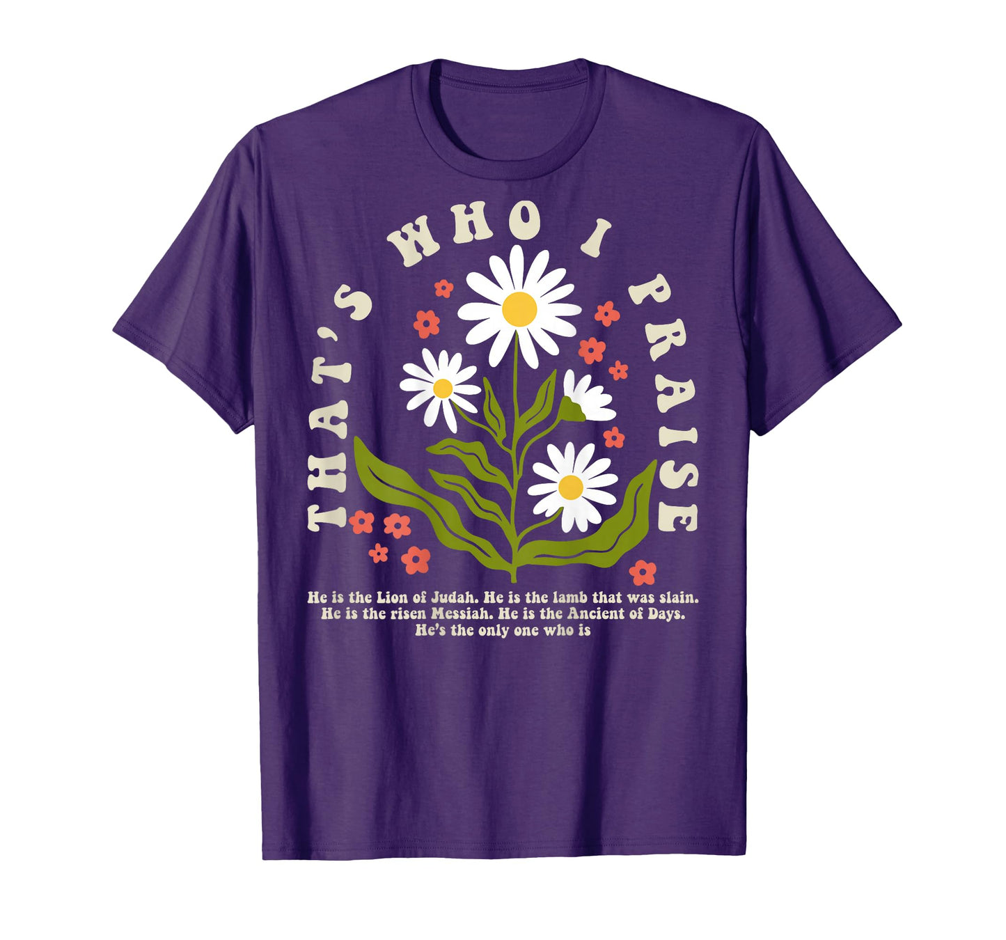 Brandon That's Who I Praise Jesus Christian Lake Merch T-Shirt