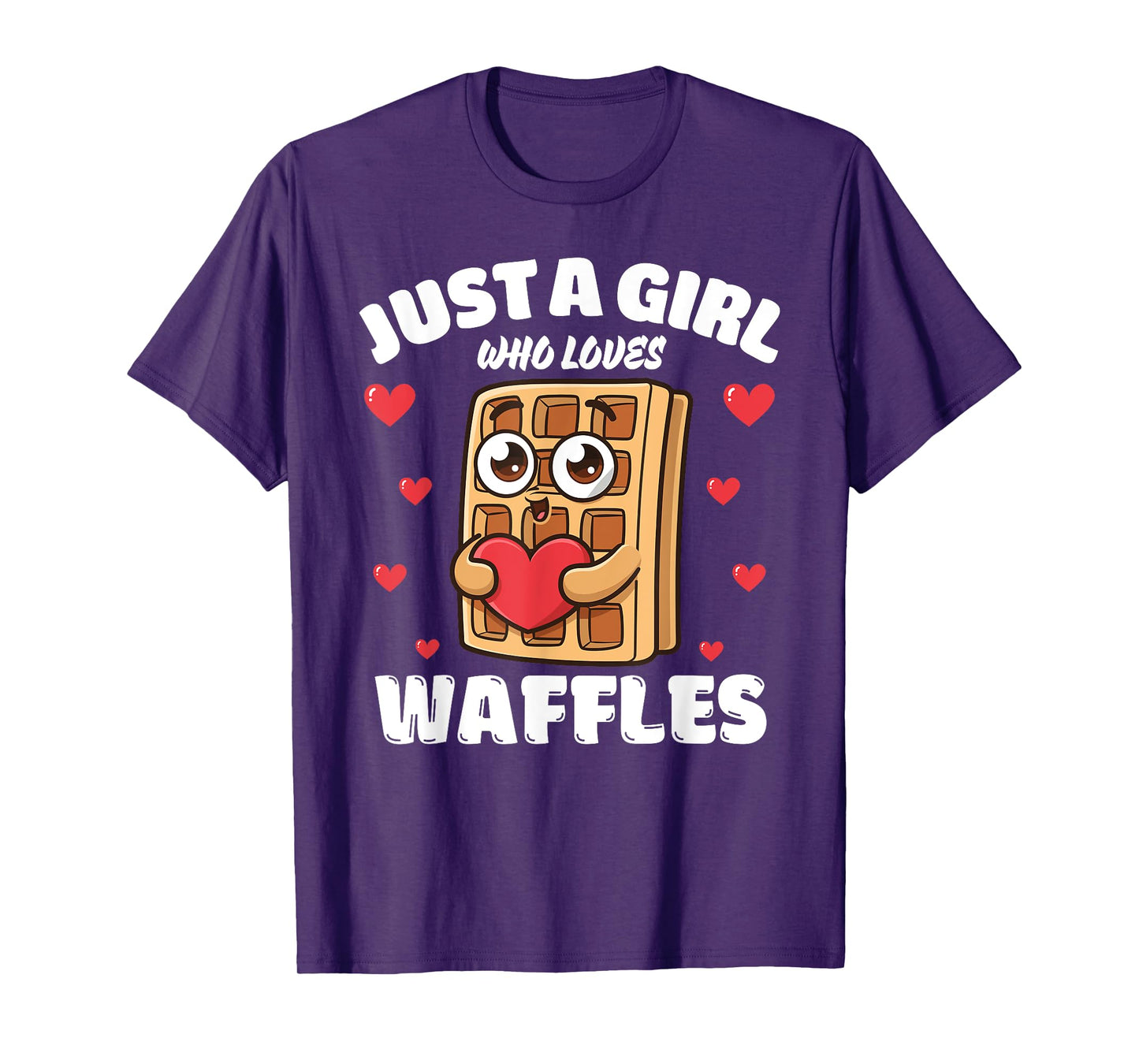 Just A Girl Who Loves Waffles, Waffle Lover T-Shirt