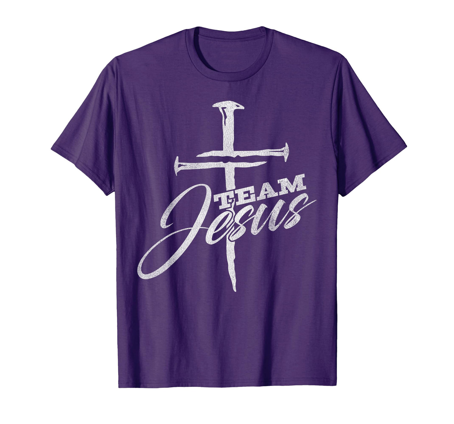 Vintage Cross Team Jesus Christian Tee T-Shirt