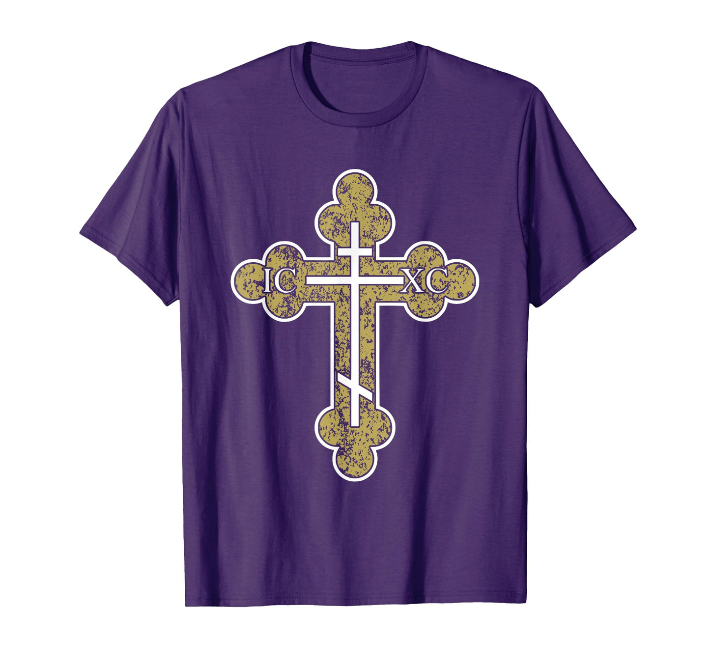 IC XC NIKA Cross Christogram Orthodox Eastern Christian T-Shirt