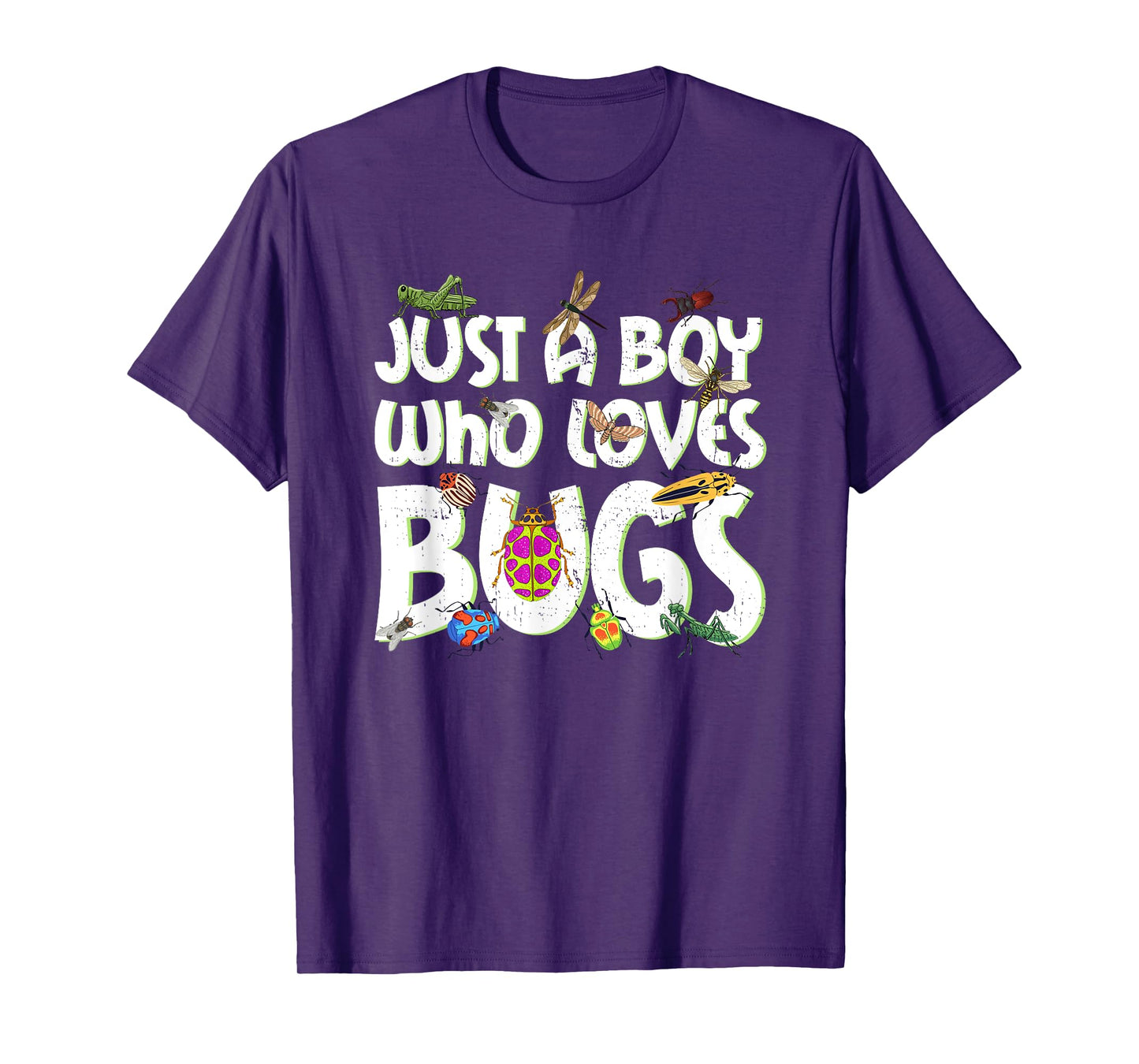 Just A Boy Who Loves Bugs Funny Kids Boys T-Shirt