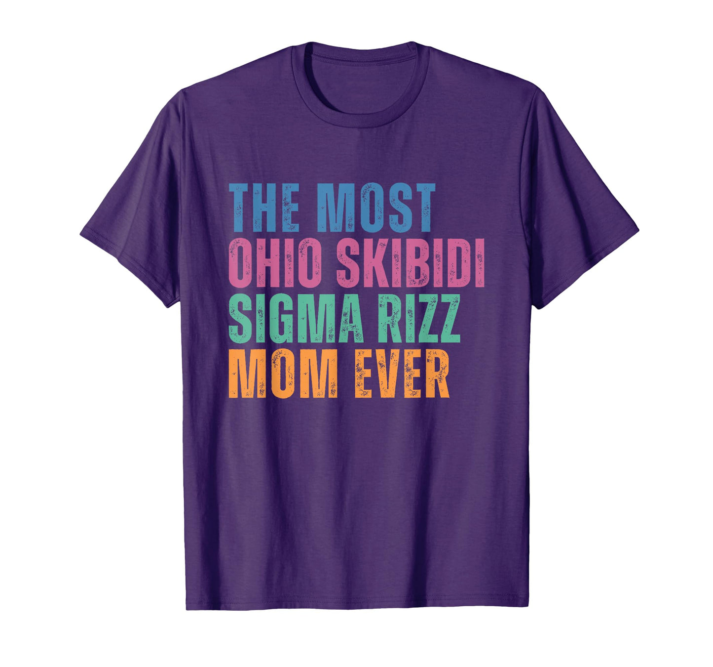 Funny Mothers Day Skibidi Rizz Mom Trendy Sigma Mom Meme T-Shirt