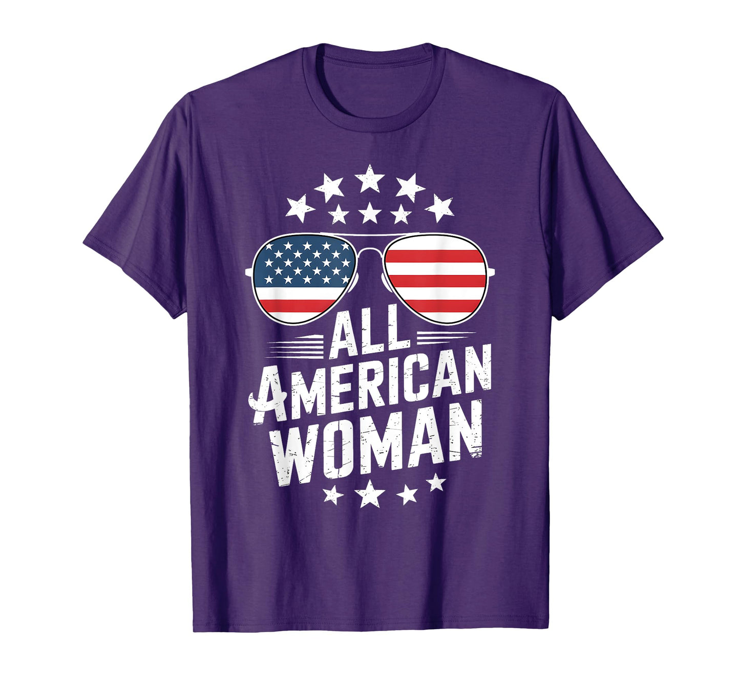 All American Woman 4th of July Women Fourth of July Women T-Shirt
