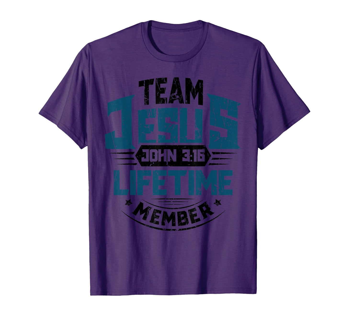 Christian Bible Verse Team Jesus Lifetime Member Scripture T-Shirt