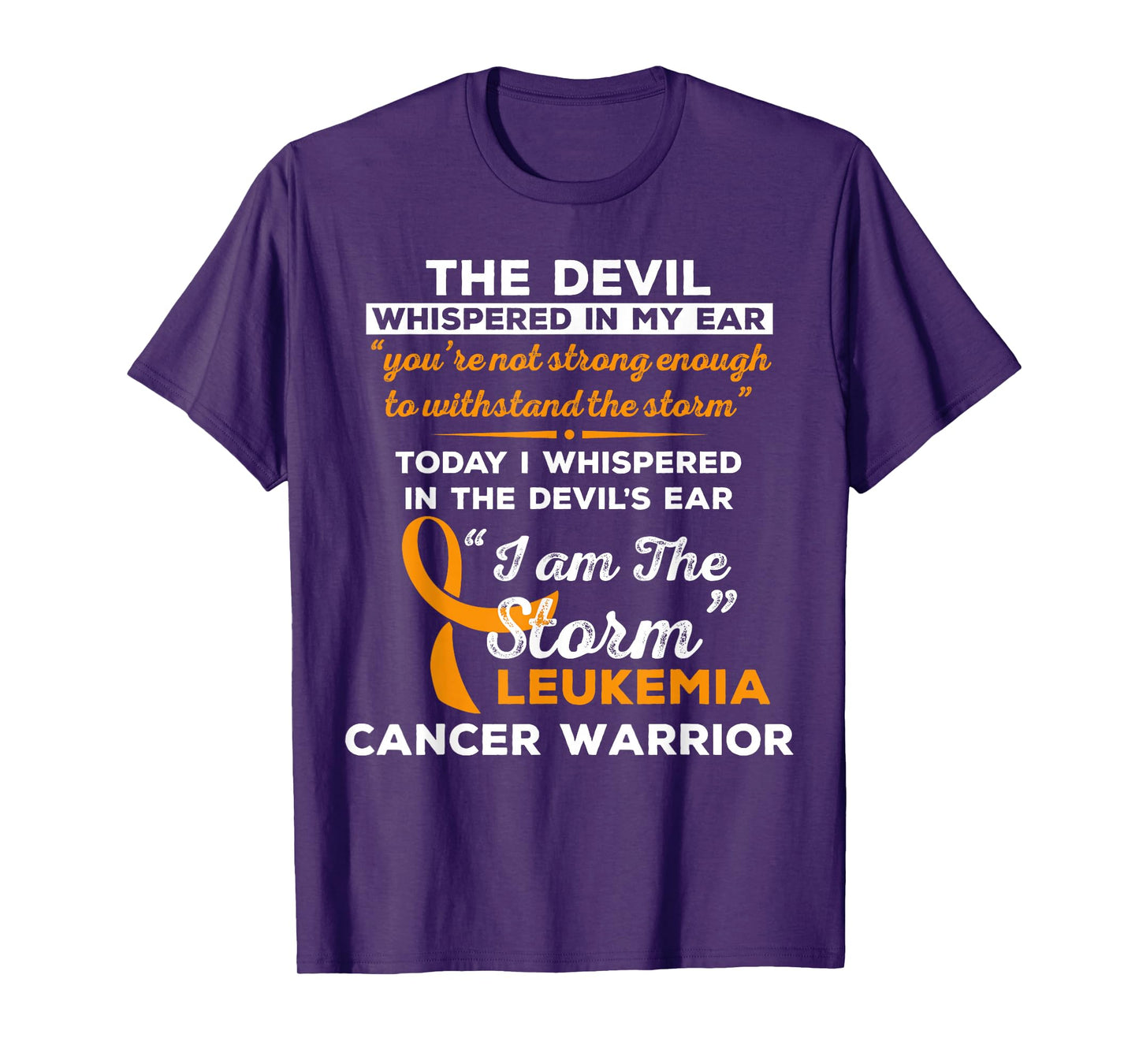 I Am the Storm Leukemia Cancer Warrior T-Shirt T-Shirt